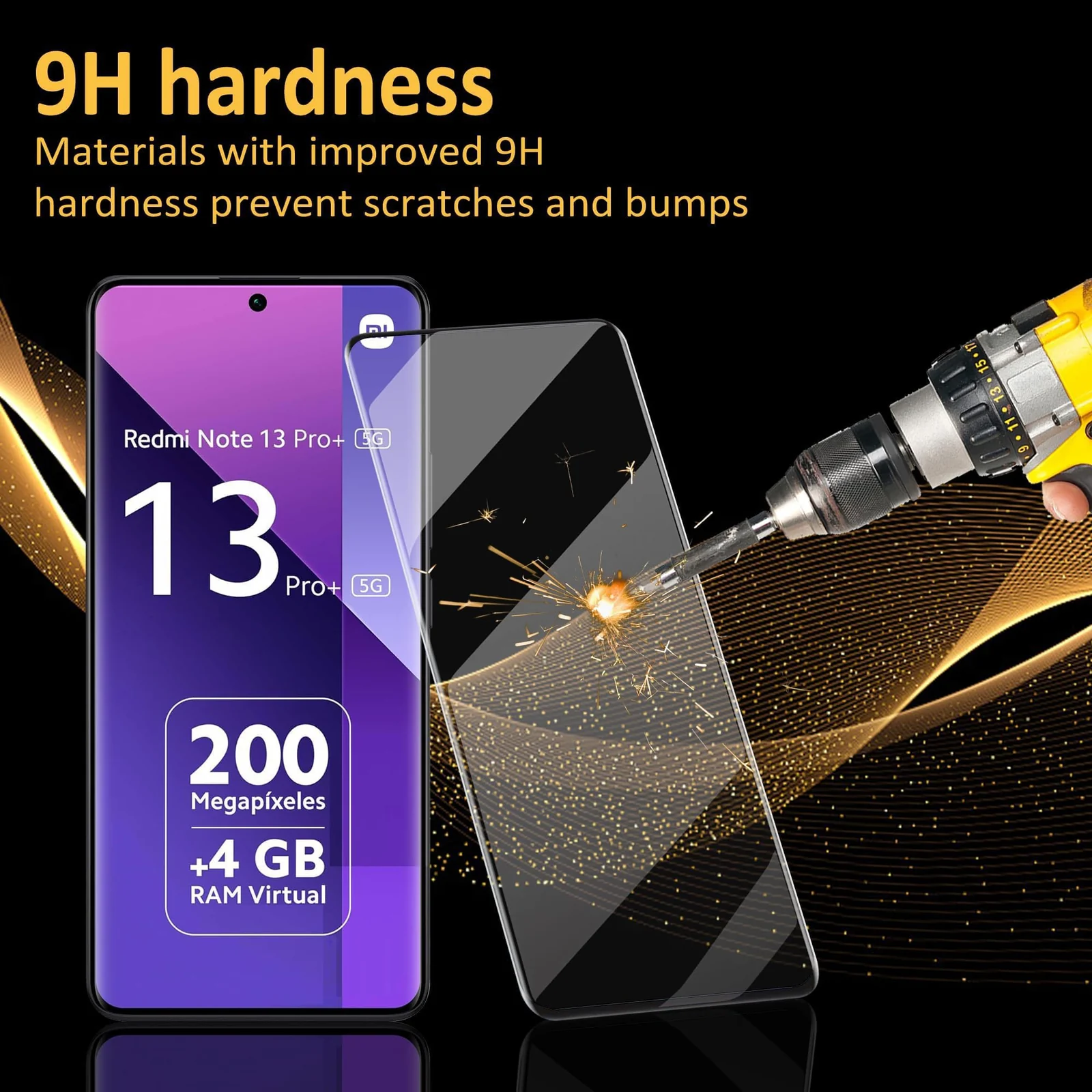 DL3 Mobilak Screen Protector for realme 13 Pro/realme 13 Pro+ Plus 5G, Tempered Glass Screen Saver Premium HD Protective, Scratch Resistant, NO-Bubble, 9H Hardness, Full Coverage Film - Clear
