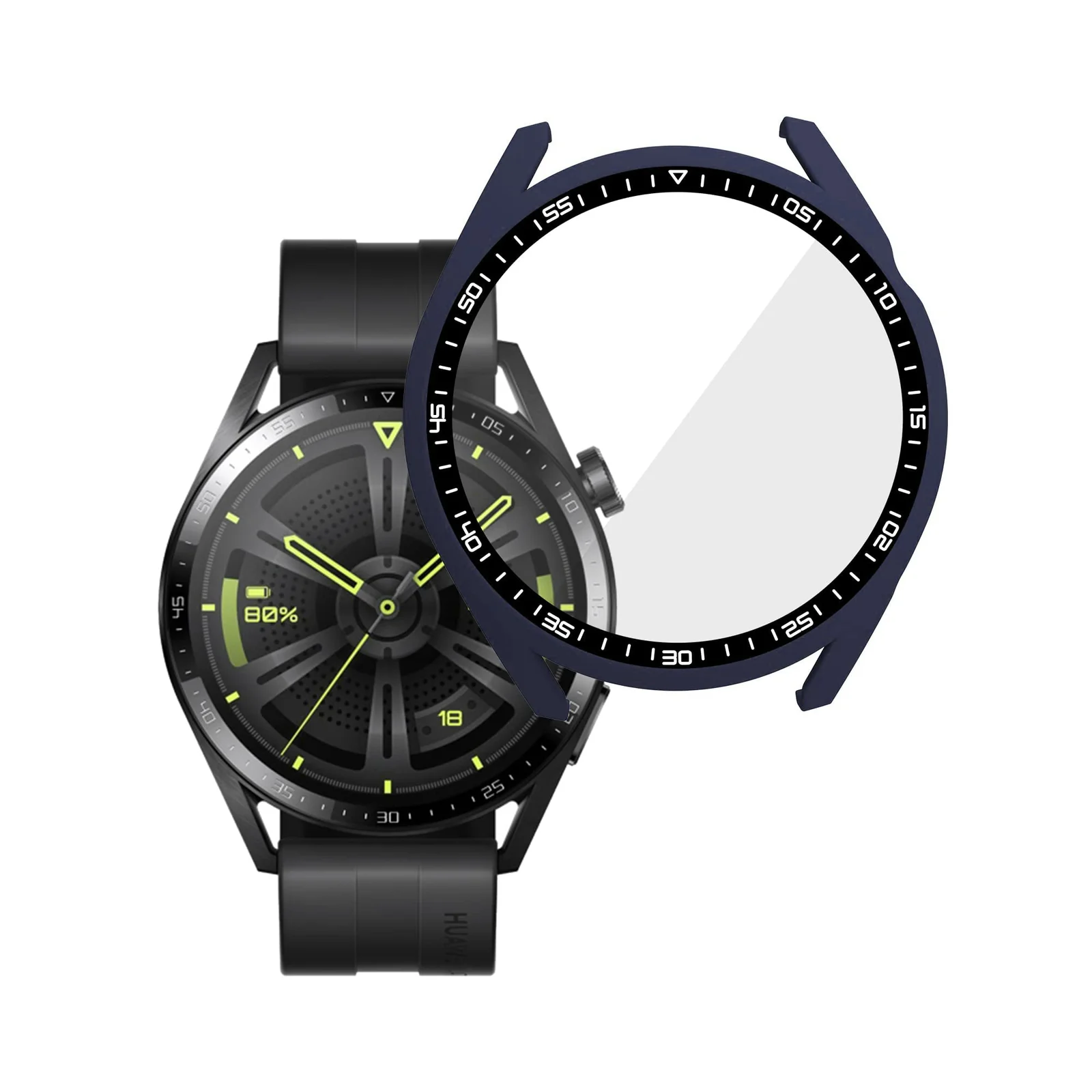 DL3 Mobilak PC Protective Case for Huawei Watch GT3 46mm - Blue
