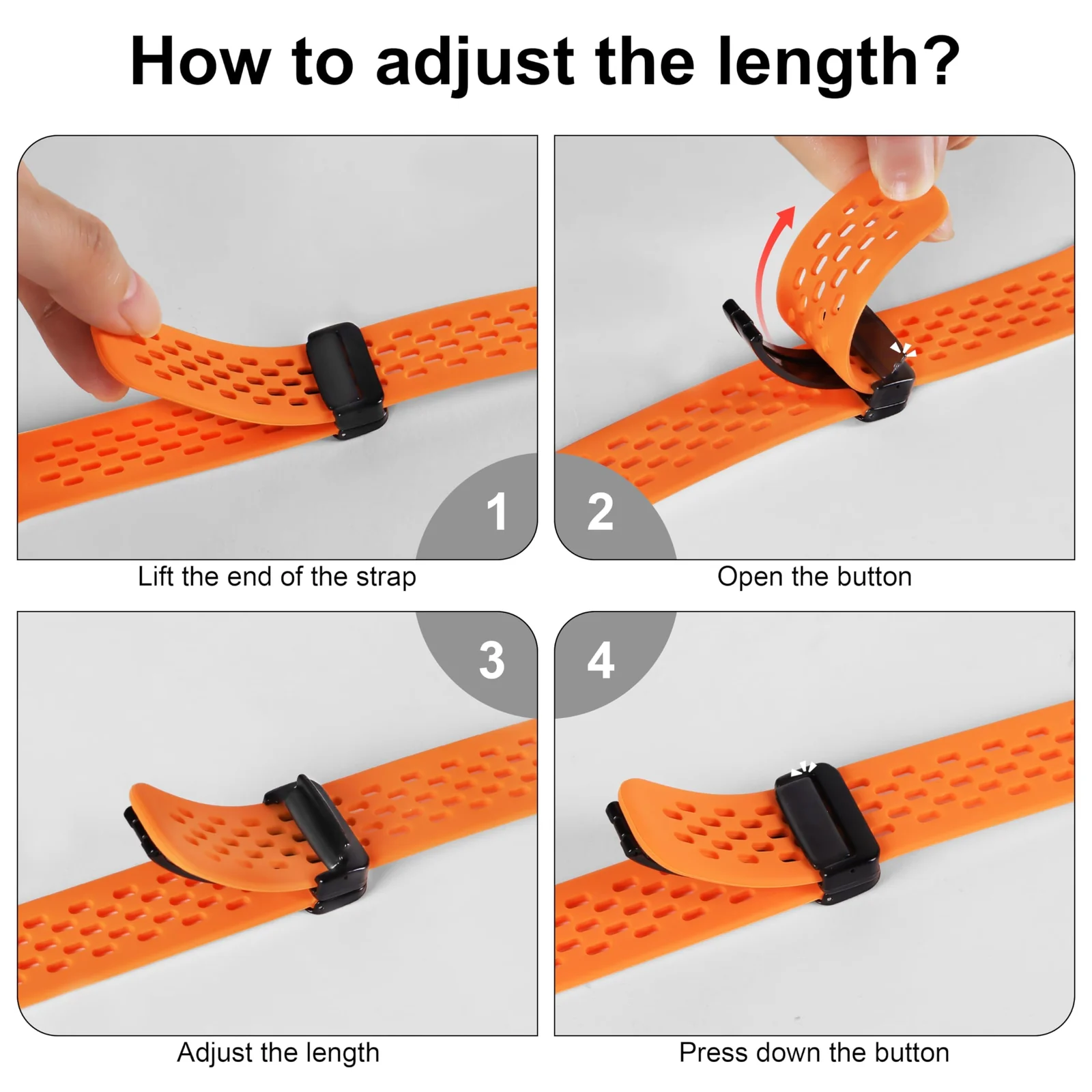 DL3 Mobilak Silicone Strap Compatible with Huawei Watch Fit 3/Fit 4/Fit 4 Pro Magnetic Metal Buckle Sport Silicone Breathable Strap for Men Women Band Quick Release Soft Replacment Wristband - Clover Green