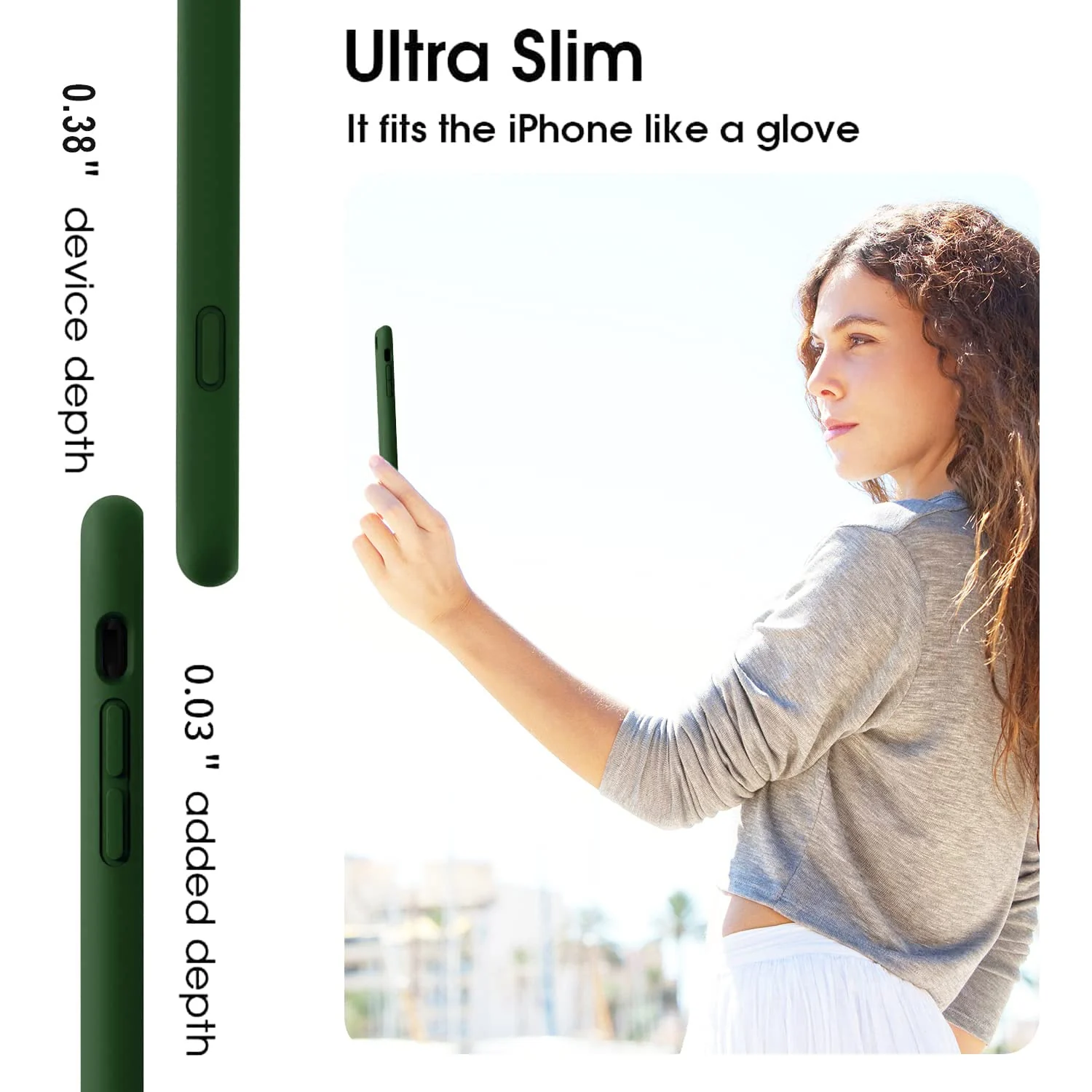 DL3 Mobilak Liquid Silicone Protective Case with Soft Microfiber Lining for iPhone XS Max - Clover