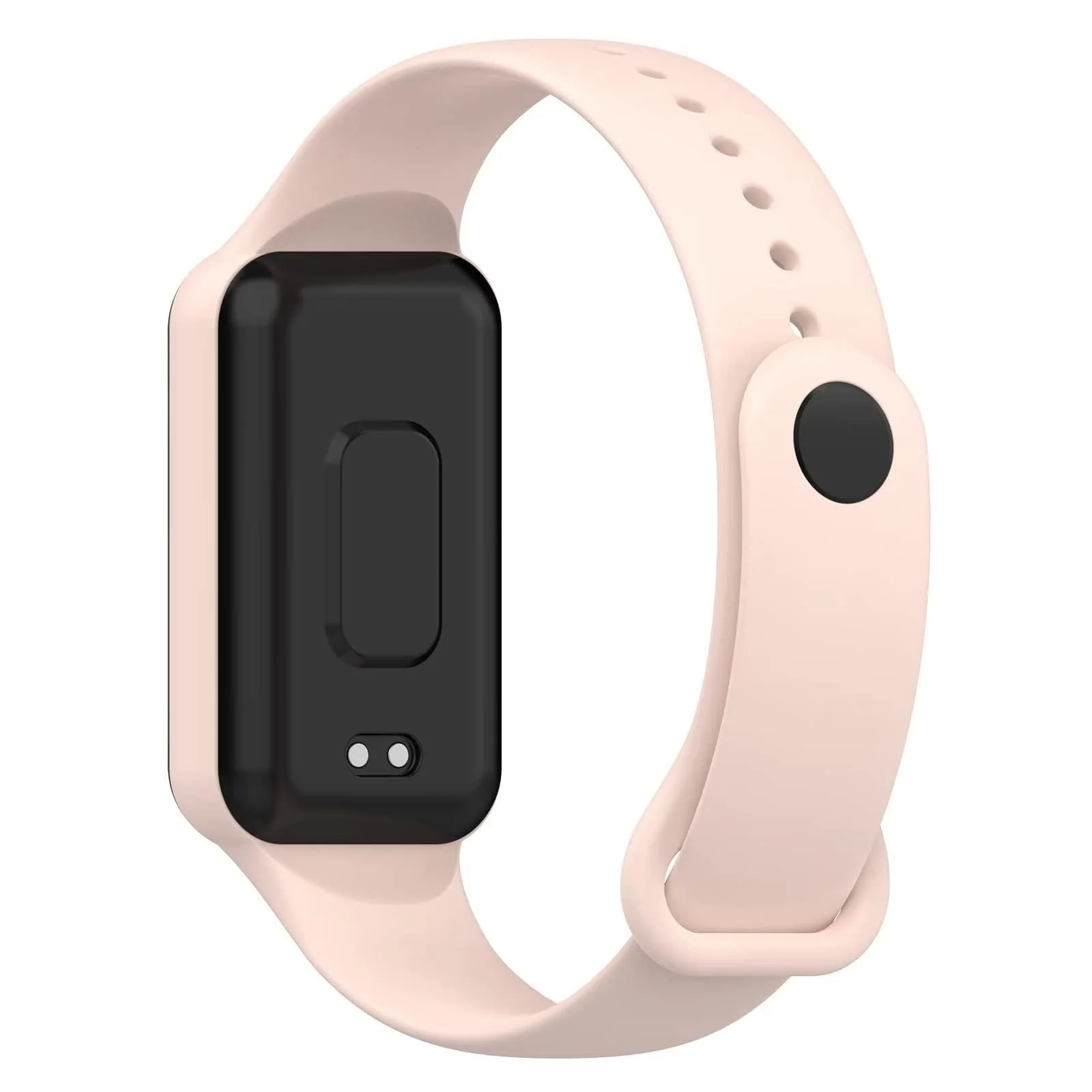 DL3 MOBILAK Sport Band Compatible With Amazfit Band 7 Fitness Tracker Replacement Strap Soft Silicone Wristband Bracelet For Amazfit Band7 - Light Pink