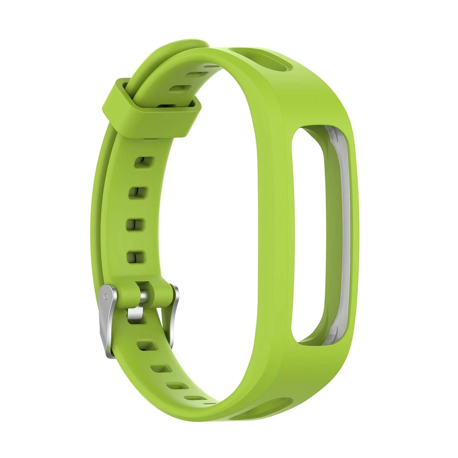 DL3 Mobilak Silicone Watch Band Strap Compatible for Huawei Honor Band 4 Running Version/Huawei Band 3e/ Band 4e Smart Watch Bracelet Replacement - Lime