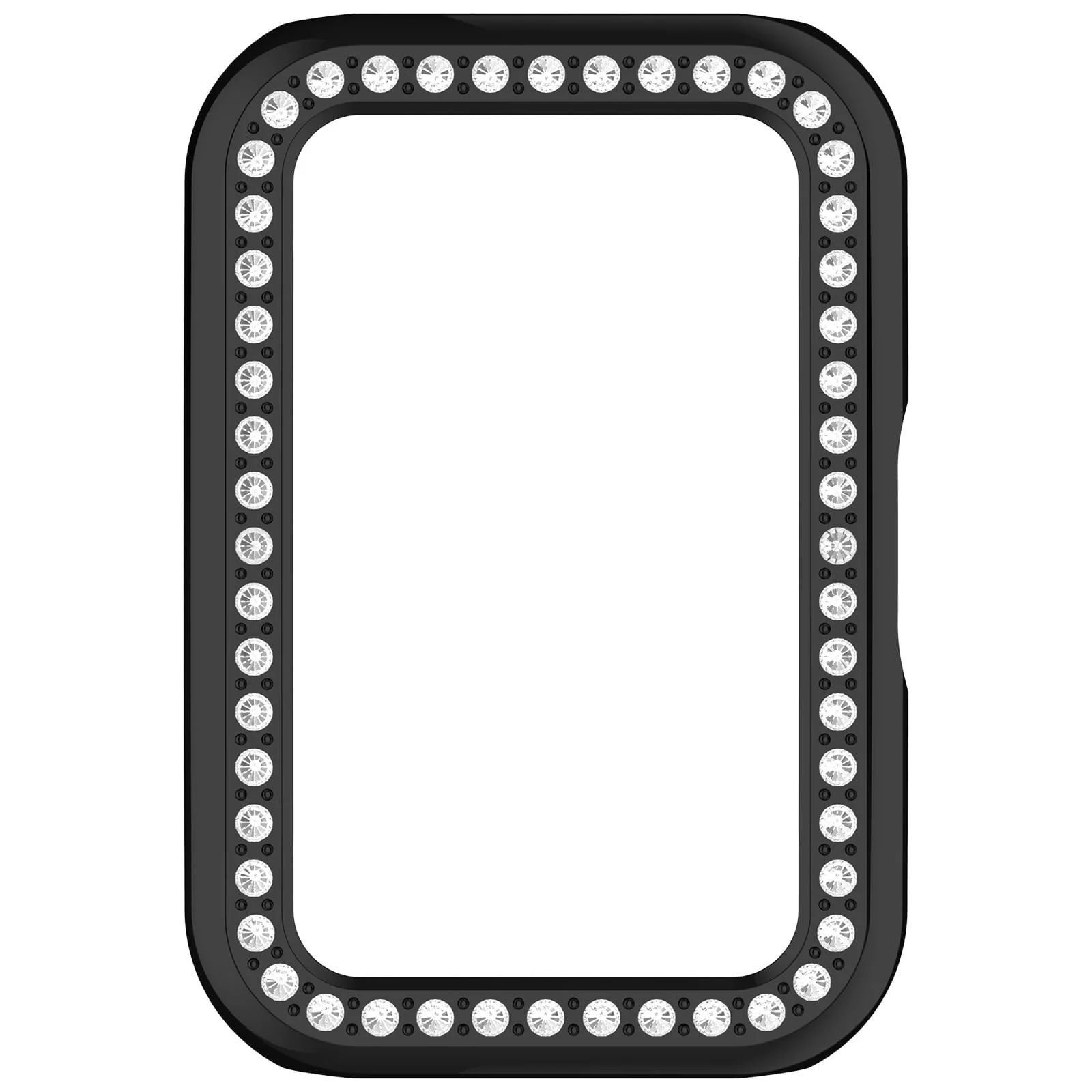 MOBIGON Crystal Bling PC Frame Case for Huawei Band 11, Black