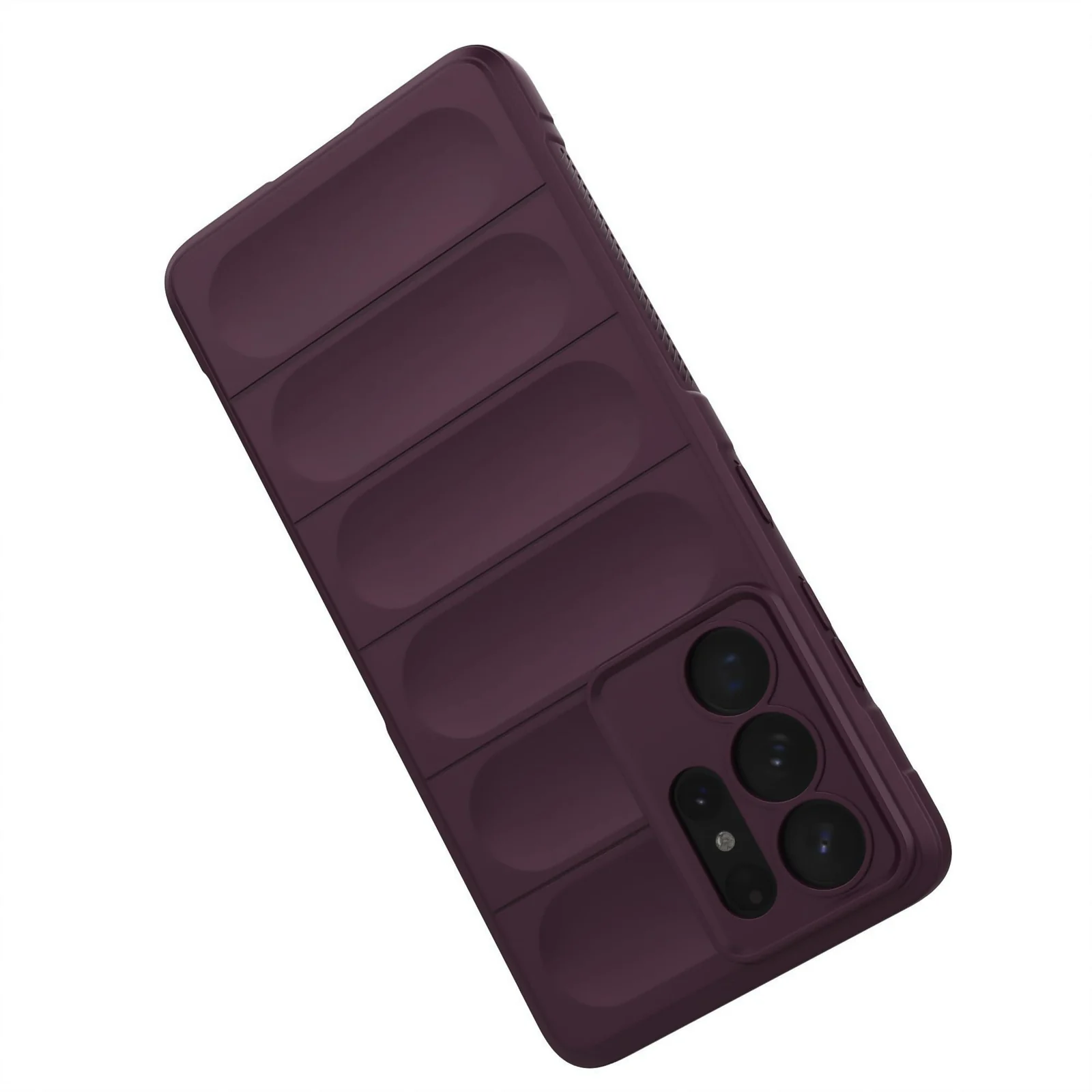 DL3 Mobilak Rugged Protective Case for Samsung Galaxy S21 Ultra, Camera protection, Shock-absorbing protection, Non-slip grip - Wine Red