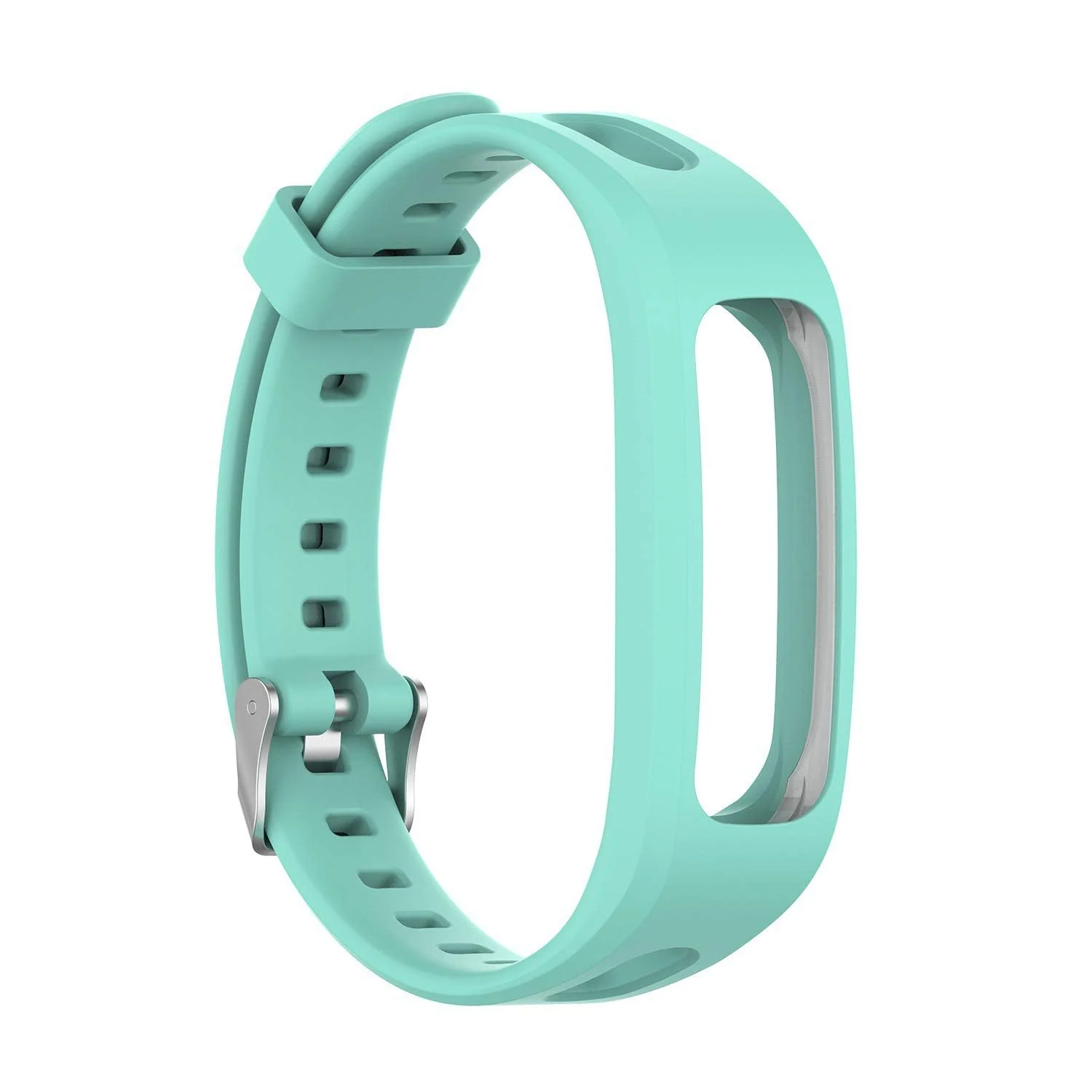 DL3 Mobilak Silicone Watch Band Strap Compatible for Huawei Honor Band 4 Running Version/Huawei Band 3e/ Band 4e Smart Watch Bracelet Replacement - Black