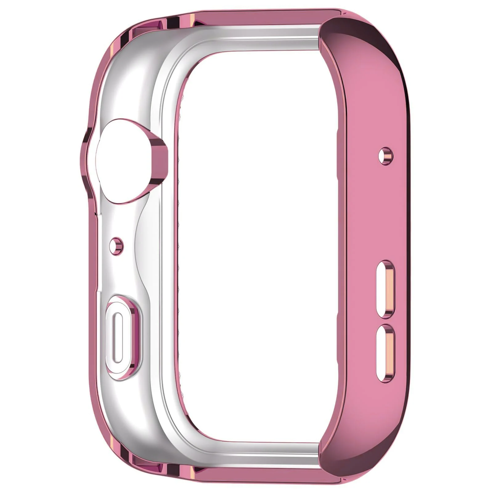 DL3 MOBILAK Crystal Bling Hard PC Watch Bumper for Huawei Watch Fit 5, Pink