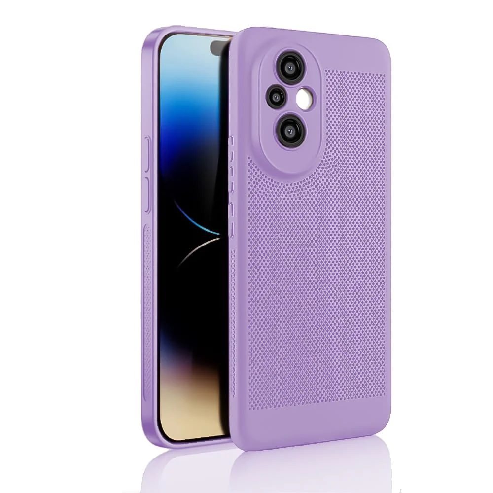 DL3 Mobilak PC Protective Case for Honor 200 Pro 5G with Camera Protection and Shockproof Design - Light Purple