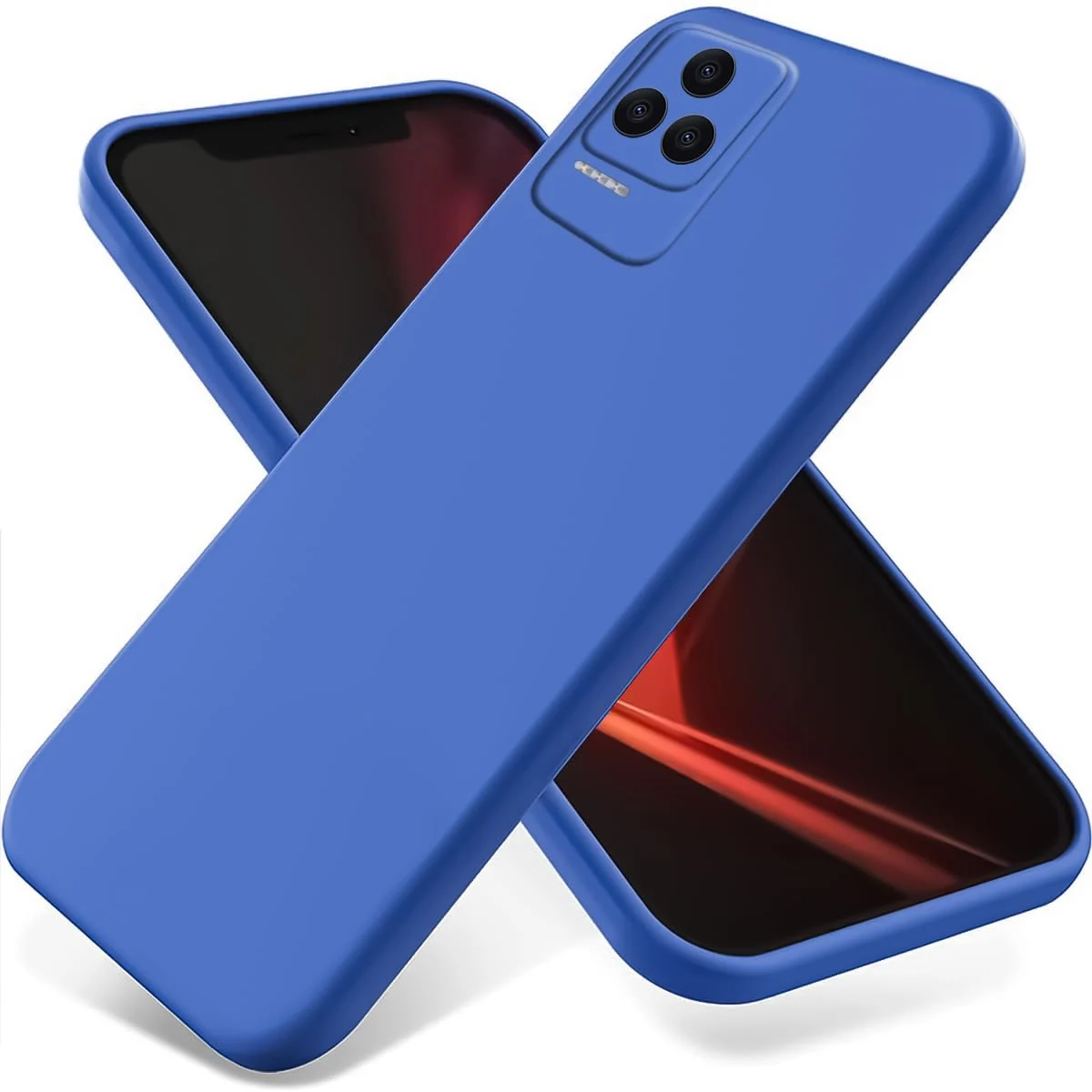 Dl3 Mobilak Xiaomi Poco F4 Case,Soft Flexible Silicone Gel Rubber Bumper Cover,Full Body Shockproof Protective Phone Case (Lavender)