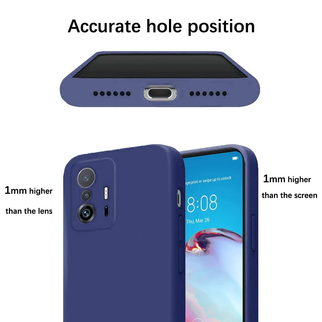 DL3 Mobilak Soft Silicone Gel Bumper Case for Xiaomi 11T / Xiaomi 11 T Pro - Blue 2