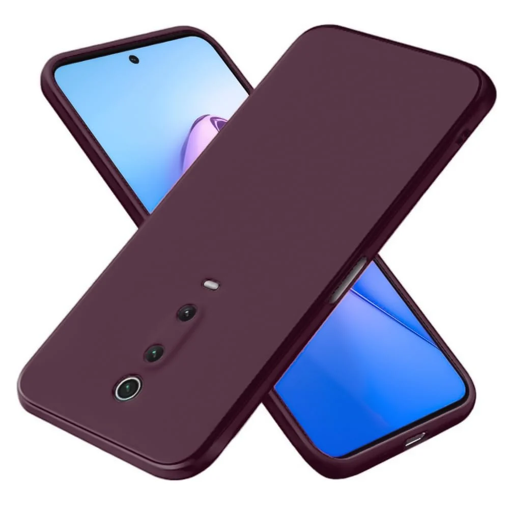 Dl3 Mobilak Compatible with Xiaomi Mi 9T/Mi 9T Pro/Redmi K20/K20 Pro Case, Liquid Silicone Case, Full Body Camera Protective Cover, Shockproof, Slim Phone Case, Soft Microfiber Lining - Black