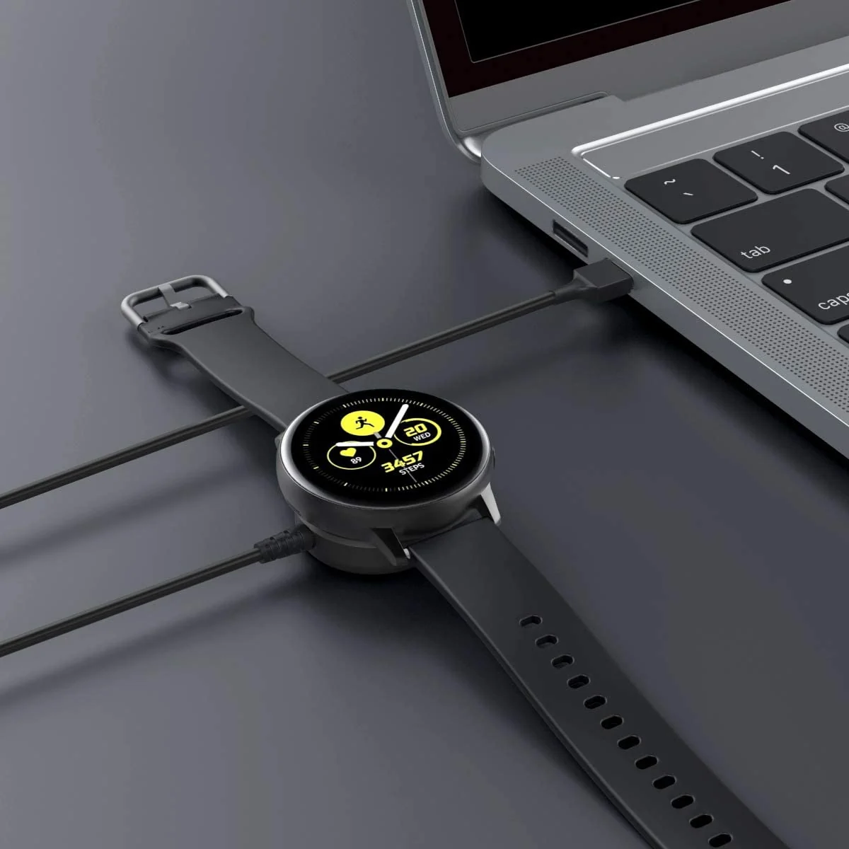 DL3 Mobilak Charger Compatible with Samsung Galaxy Watch 7/Ultra/FE/6/6 Classic/5/5 Pro/4/4 Classic/3/Active 2/Active, Magnetic Charging Dock with 1M USB-C Charging Cable - USB-C