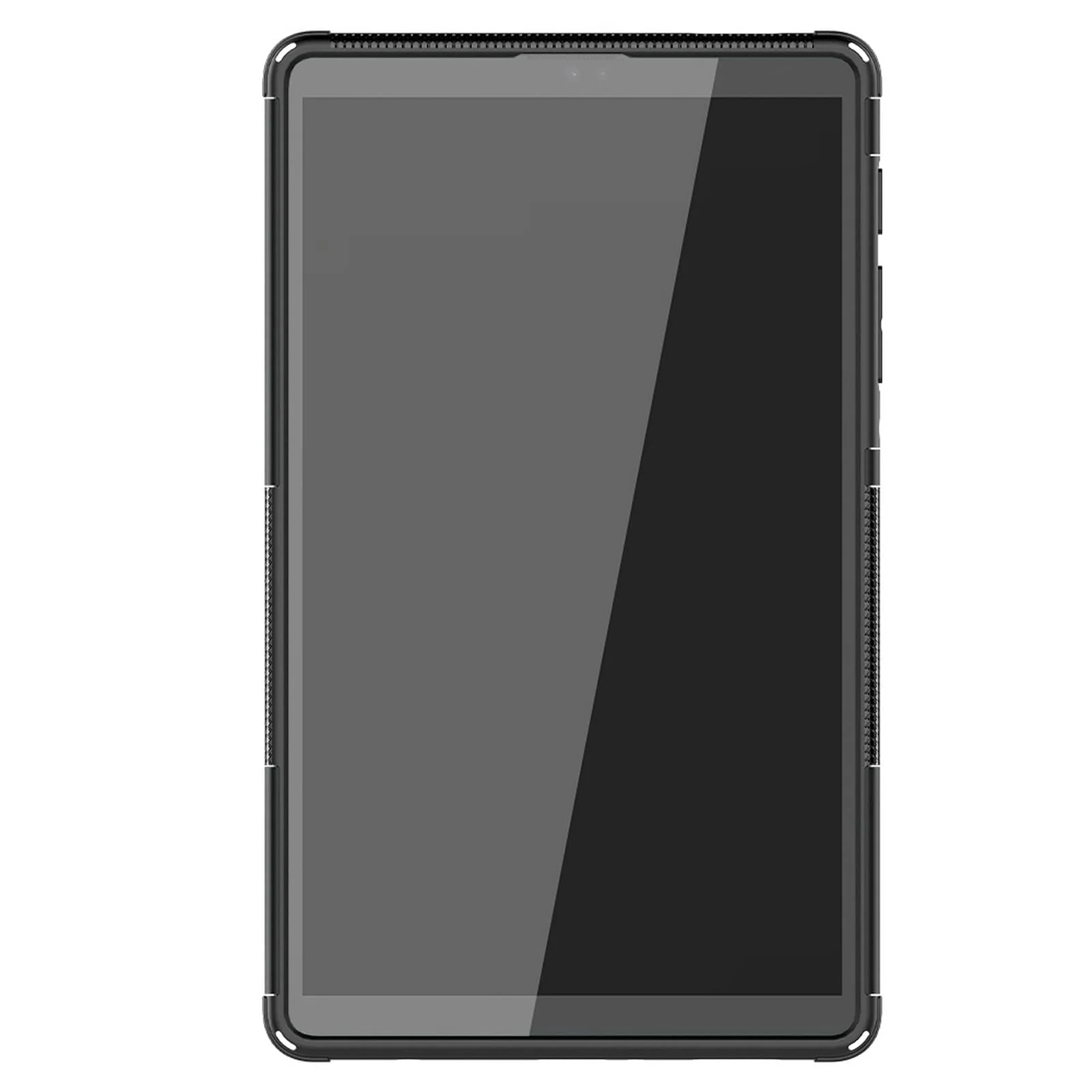 DL3 Mobilak Case For Samsung Galaxy Tab A7 Lite 8.7 Inch 2021 Model (SM-T220/T225/T227), Hybrid Rugged Armor Heavy Duty 2 in 1 TPU + PC Combo Dual Layer Shockproof Case with Kickstand - Black