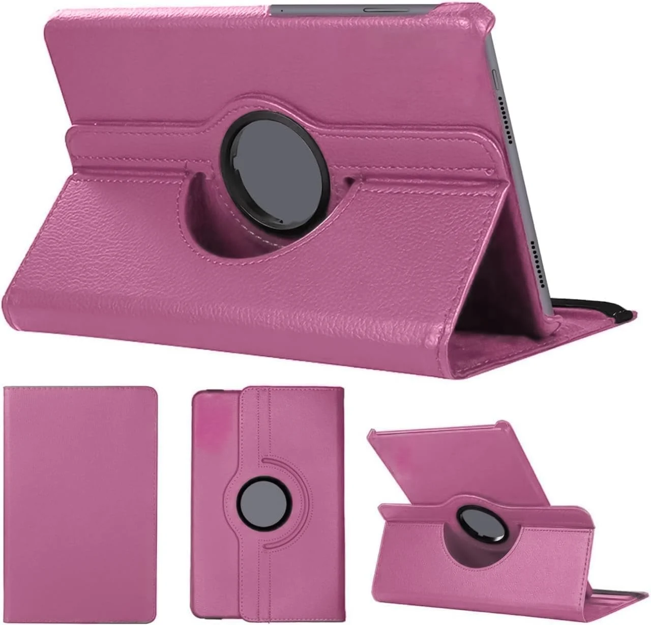 DL3 Mobilak Protective Cover for Samsung Galaxy Tab S10 Lite / S10 FE 2025 / S9 FE / S9, 360° Rotatable Smart Stand, Leather Folio Flip Cover with Multi-Angle Viewing, Auto Wake Sleep