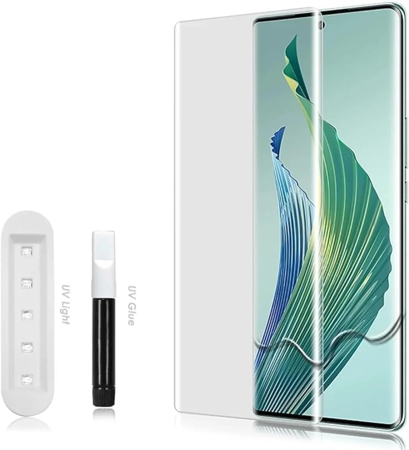 DL3 Mobilak Full Glass Screen Protector For Honor X9a, UV Tempered Glass, Full Glue Cover, Screen Protector For Fingerprint Unlock, 1 Count - Clear