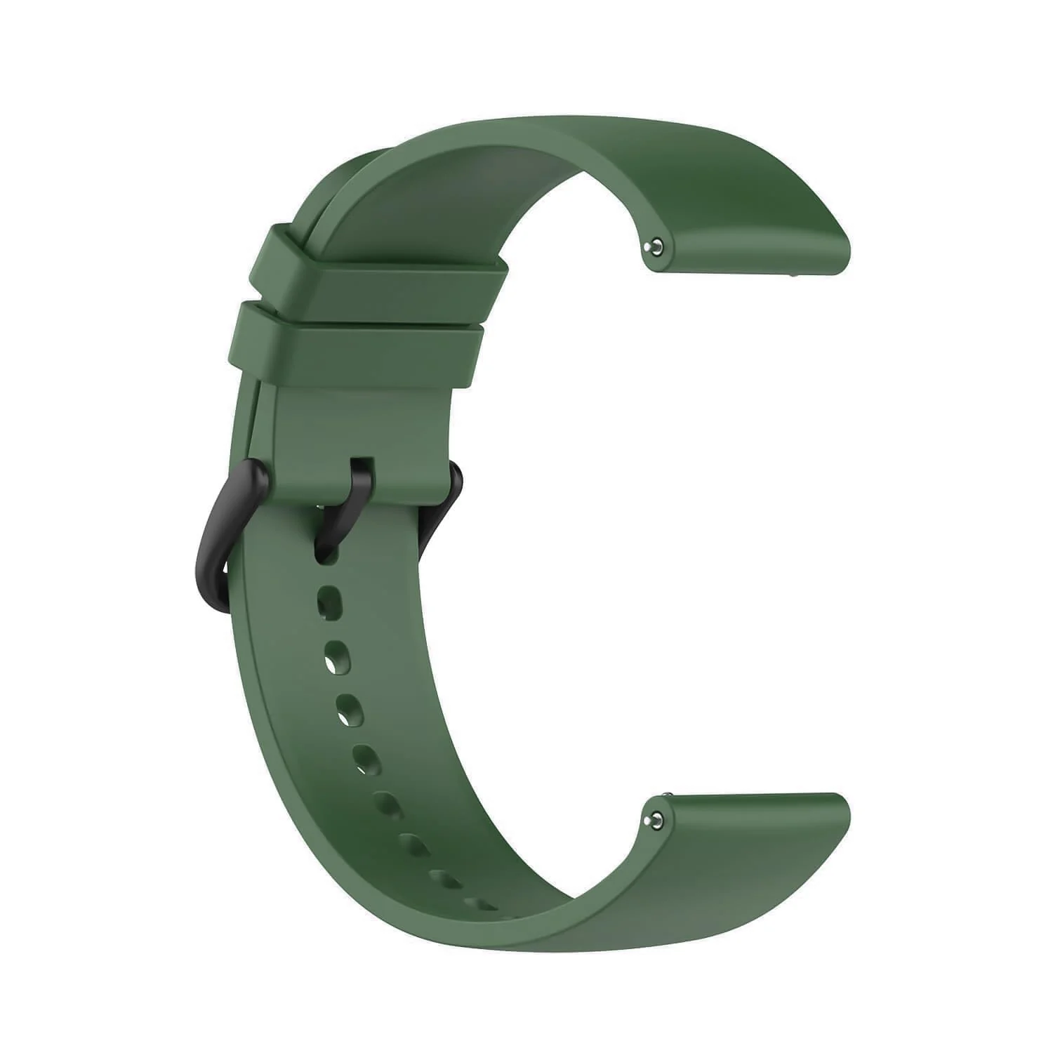 DL3 Mobilak Silicone Buckle Band 22MM Strap For Xiaomi Redmi Watch 5 Active/5 Lite/Samsung Galaxy Watch 3 45mm/Watch 46mm/Gear S3/Huawei watch GT5 GT4 GT3 GT2 GT 46MM/GT2E/GT3 Pro GT 5 Pro - Green