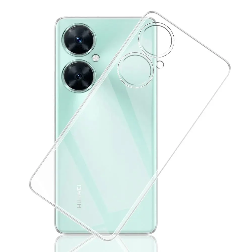 DL3 Mobilak Case Compatible with Huawei NOVA 11i / Enjoy 60 Pro Case Crystal Soft TPU Gel Case Flexible Silicone Anti-Scratch Camera Protection TPU Cover - Clear