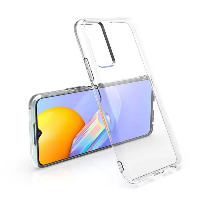 DL3 Mobilak Case Compatible with vivo Y53s 4G / vivo Y51 Case Crystal Soft TPU Gel Case Flexible Silicone Anti-Scratch Camera Protection TPU Cover - Clear