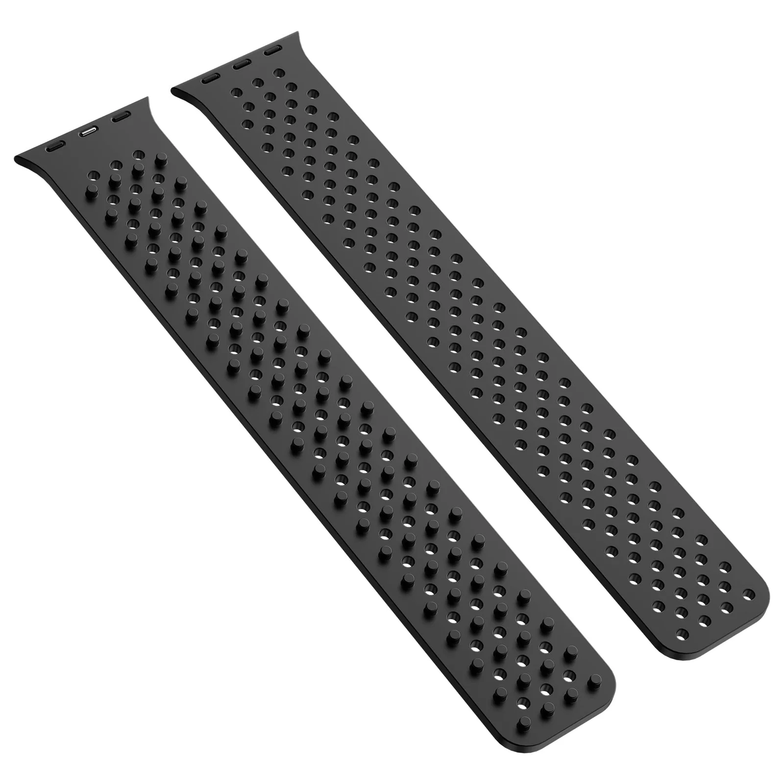 DL3 Mobilak Soft Silicone Band For Apple Watch Ultra Bands 49mm 45mm 44mm 42mm, Sport Replacement Wristband No Clasps for iWatch Series 8 ultra 7 6 5 4 SE 3 2 Women Men, Waterproof Strap - Black