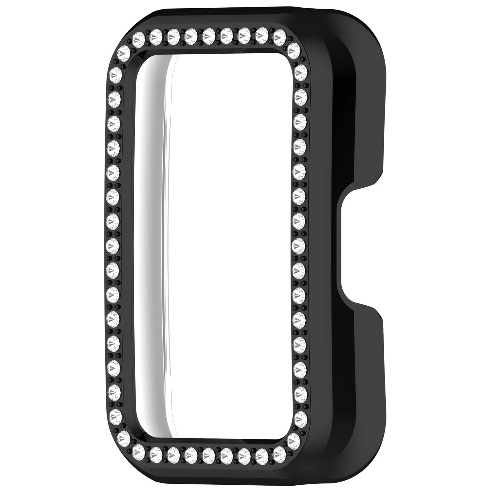 MOBIGON Crystal Bling PC Frame Case for Huawei Band 11, Black