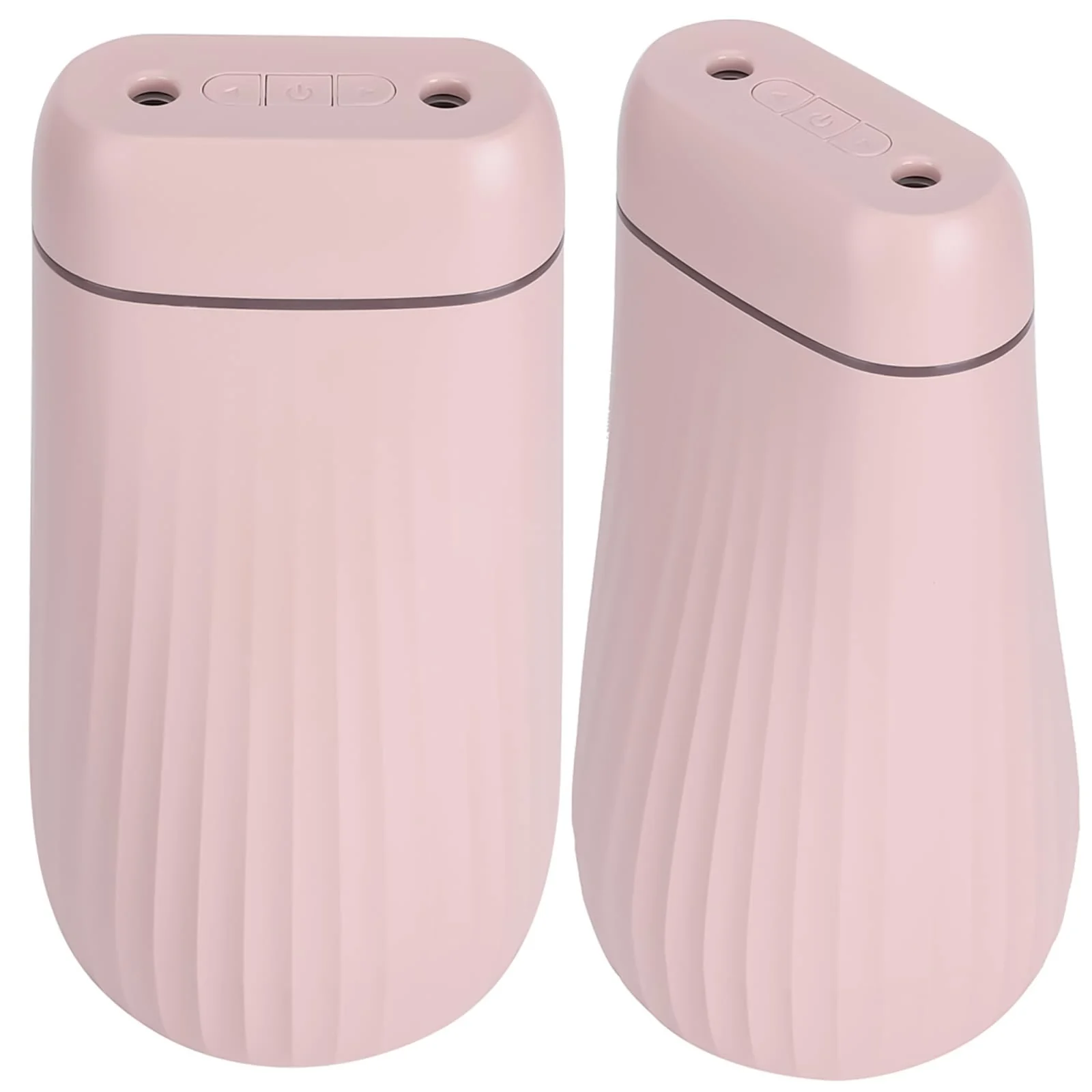 Mobigon Wood Cool Mist Ultrasonic Humidifier for Room Moisture, Aroma Diffuser for Home, 1000ml Essential Oil Diffuser with 7 Colorful Night Light, Auto Shut-Off, Home, Office - Pink