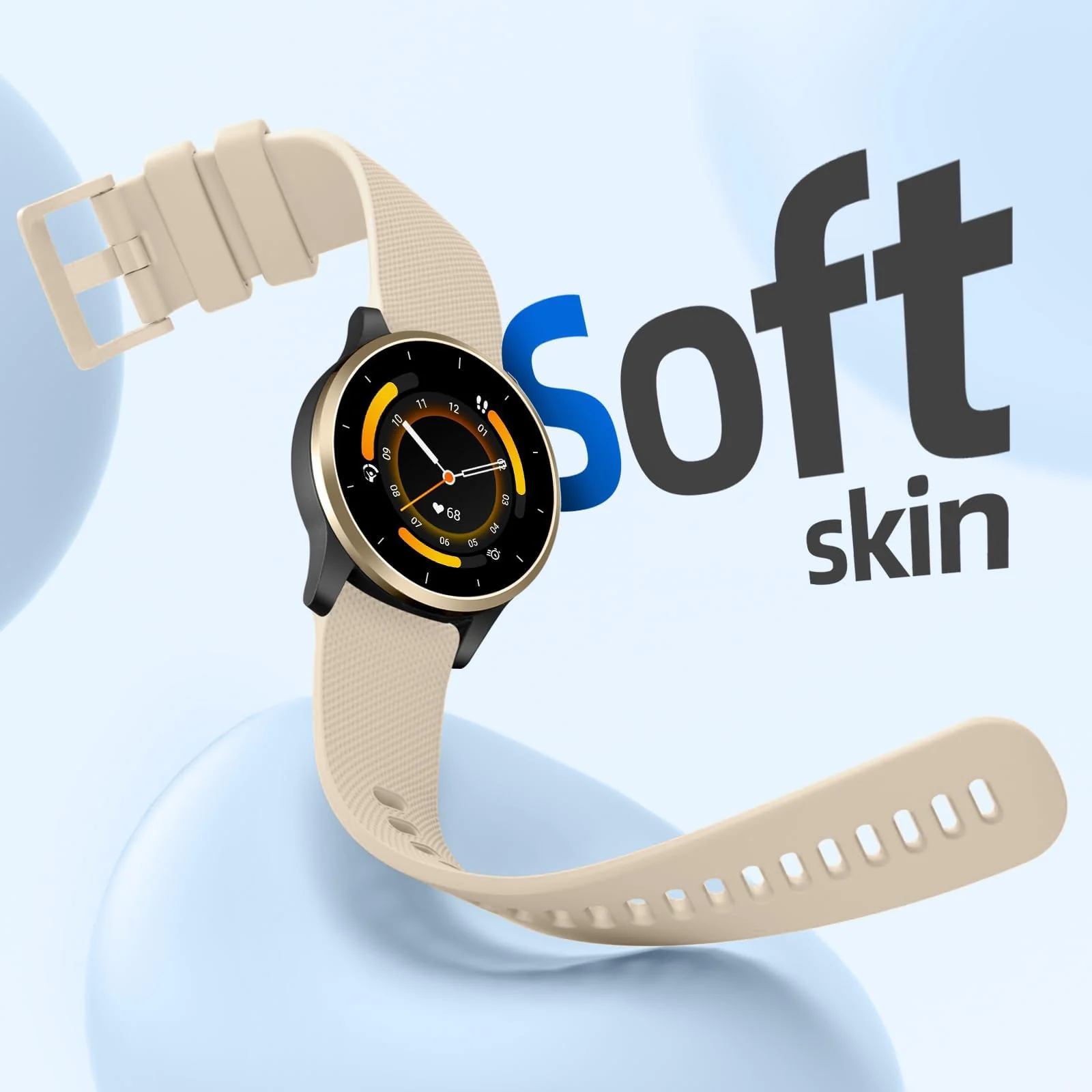 DL3 Mobilak Silicone Buckle Band 22MM Strap For Xiaomi Redmi Watch 5 Active/5 Lite/Samsung Galaxy Watch 3 45mm/Watch 46mm/Gear S3/For Huawei watch GT5 GT4 GT3 GT2 GT 46MM/GT2E/GT2 Pro/GT 3 Pro/GT5 Pro - Black