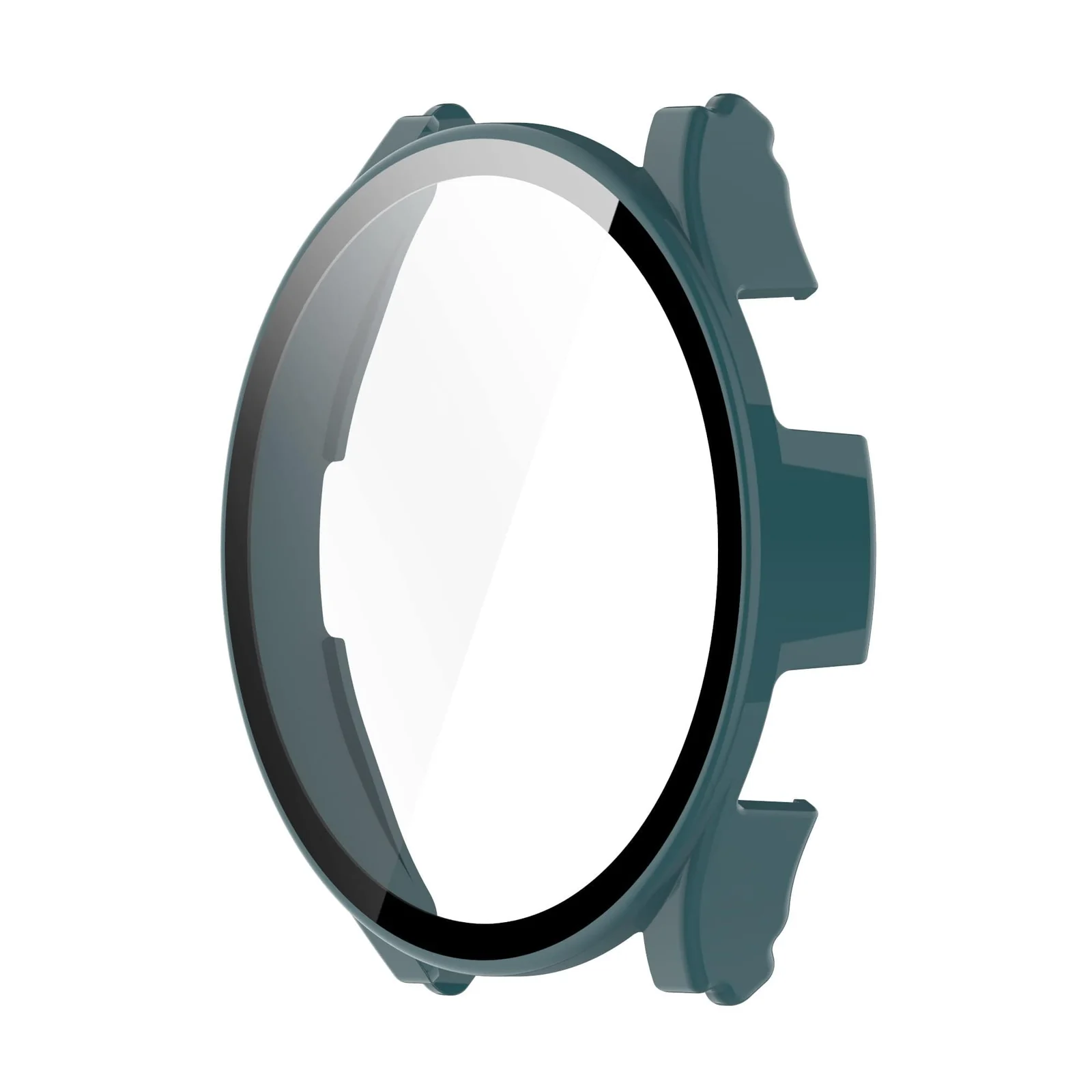 DL3 Mobilak Protective Case Compatible with Samsung Galaxy Watch 4 40mm 2021 & Samsung Galaxy Watch 5 40mm 2022 9H Hardness PC Case Bumper Full Slim Protective Cover with Tempered Glass - Green