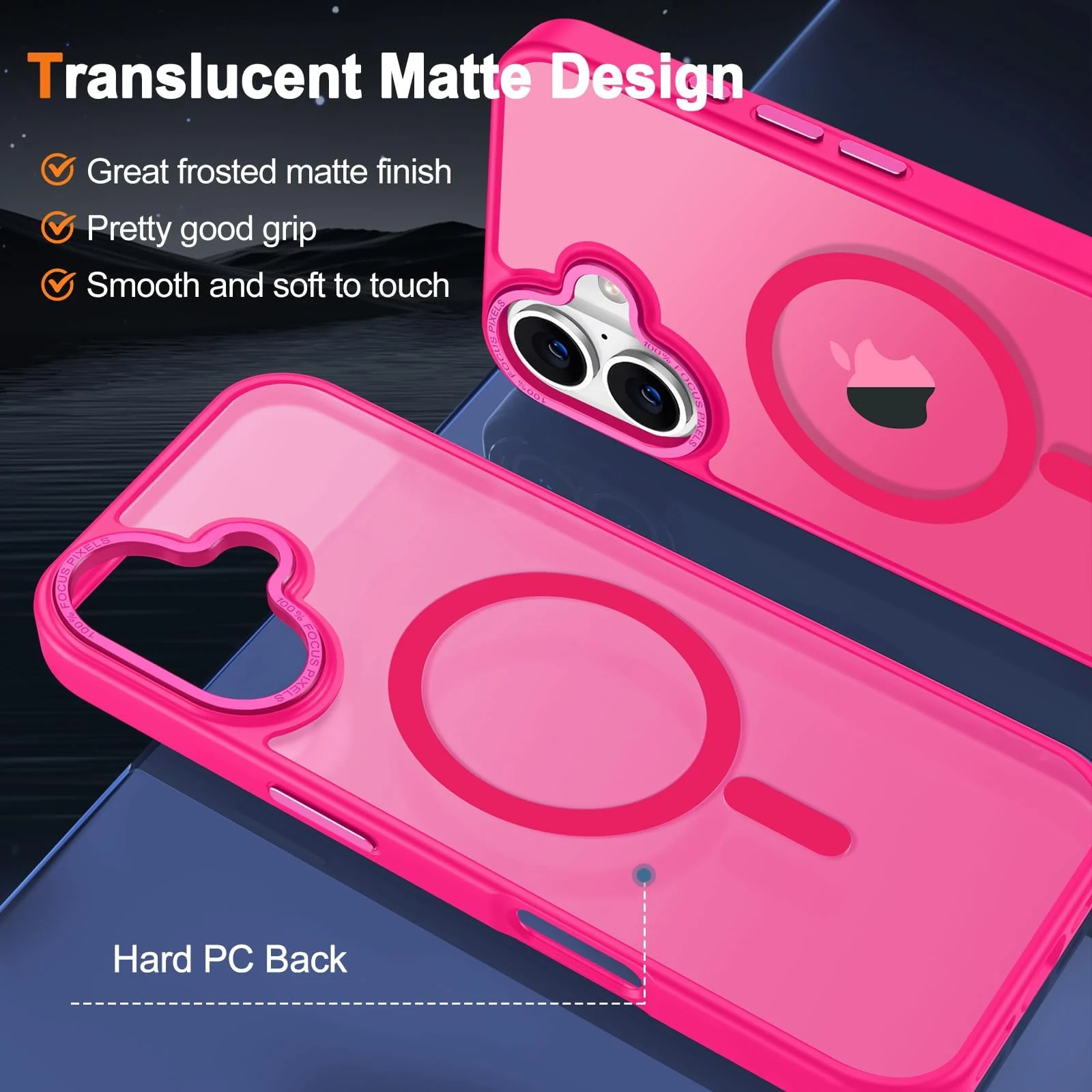 DL3 MOBILAK Protective Phone Case for Apple iPhone 17 - Hot Pink