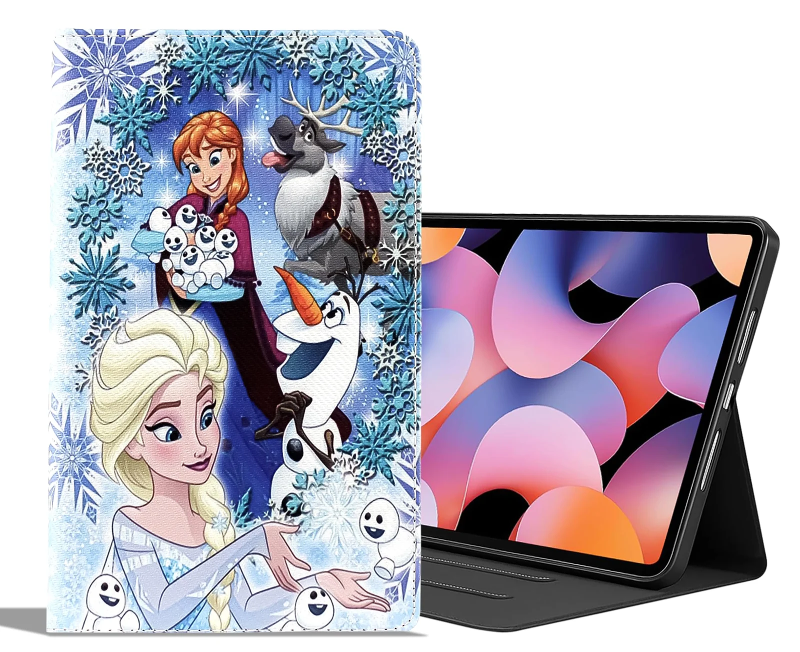 DL3 Mobilak Case for Samsung Galaxy Tab A9 8.7-inch (SM-X110/X115/X117), Slim PU Leather Folio with Adjustable Stand, 3D Pattern Shock-Absorbing Tablet Cover