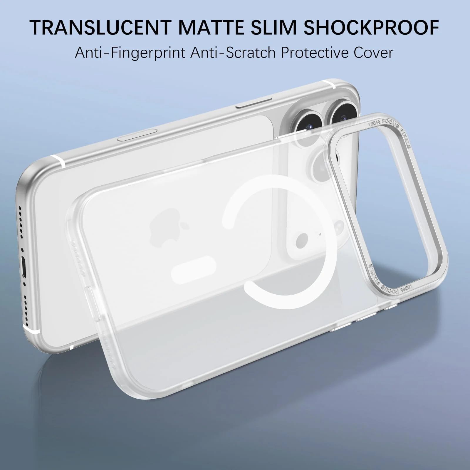 DL3 MOBILAK Protective Phone Case for Apple iPhone 18 Pro Max and 17 Pro Max - White