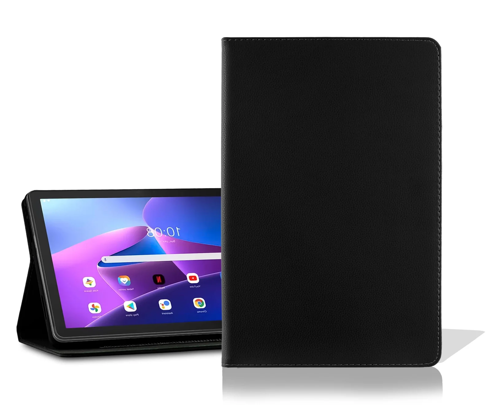 Dl3 Mobilak Leather Case For Xiaomi Redmi Pad SE 11 inch Tablet 2023, Slim Stand Cover Frame TPU Shell Lightweight Case Smart Cover for Xiaomi Redmi Pad SE 11 inch Tablet 2023 Release (Black)