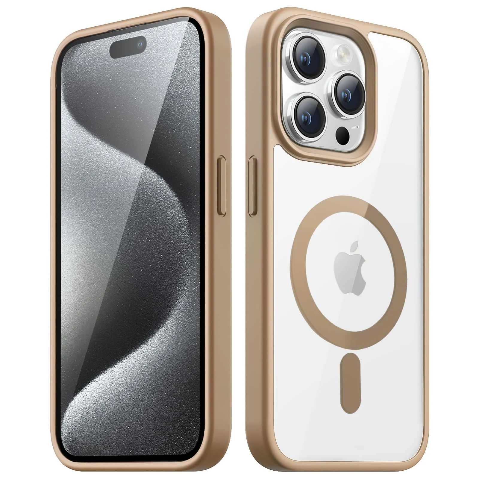 DL3 Mobilak Phone Case for iPhone 12 Pro Max (6.7 Inch) - Desert - Magnetic, Wireless Charging Compatible - Military Protection - Non-Yellowing, Anti-Scratch - Polycarbonate - Desert