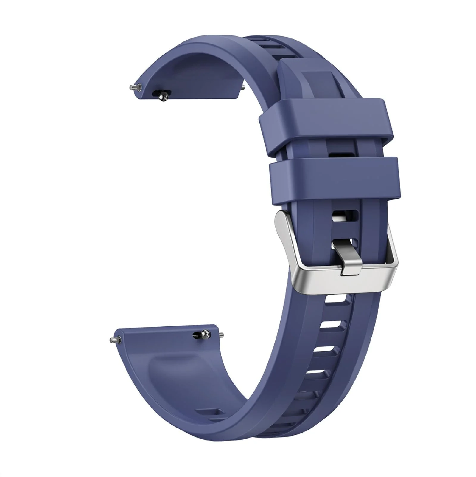 DL3 Mobilak Silicone Straps Compatible with Huawei GT 5 Pro 46 mm / GT5 46 mm / GT4 46mm Sports Wristbands Replacement Waterproof Silicone Strap, 22mm - Blue