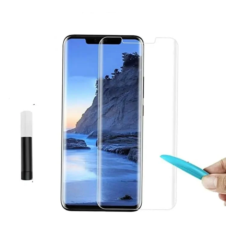DL3 Mobilak Full Glass Screen Protector For Huawei Mate 20 ProTempered Glass Full Glue Cover Screen Protector For Huawei Mate 20 Pro Screen Glass Film - Clear