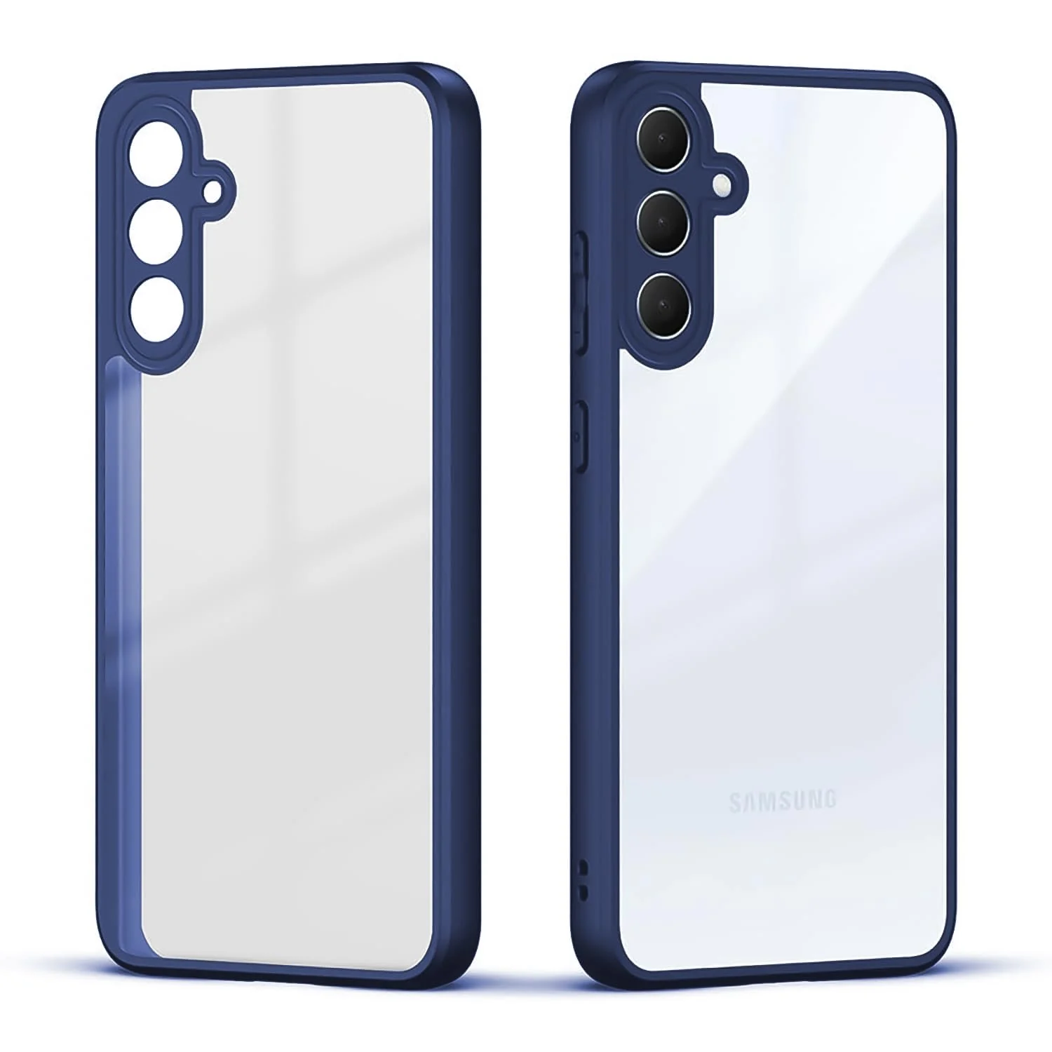 DL3 Mobilak Clear Protective Case for Samsung Galaxy A17, Samsung Galaxy A26 5G - Blue