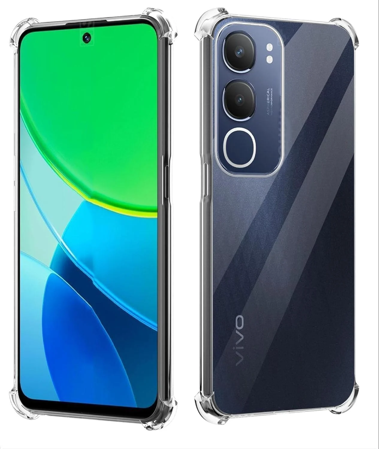 DL3 Mobilak Clear TPU Case for vivo Y19S, Camera protection, Shock-absorbing protection, Scratch-resistant surface - Clear