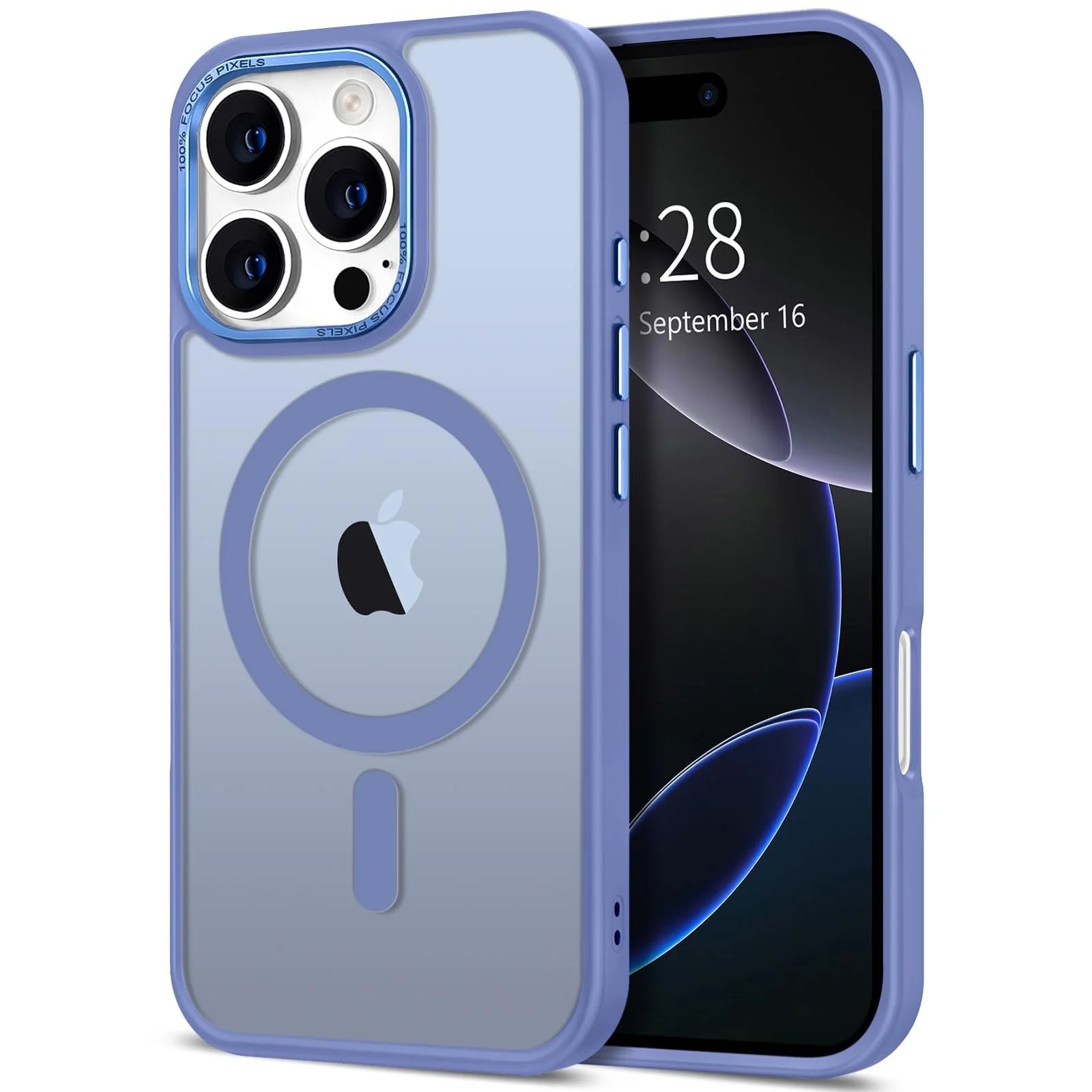 DL3 MOBILAK Protective Phone Case for Apple iPhone 16 Pro Max - Light Blue
