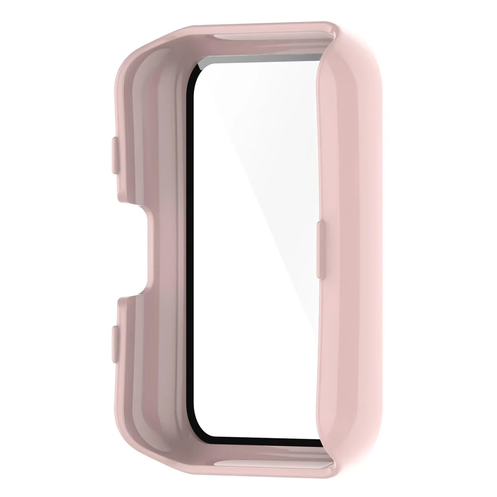 DL3 MOBILAK Full-Coverage Watch Case with Tempered Glass for Huawei Watch Fit / Honor Watch ES, Pink