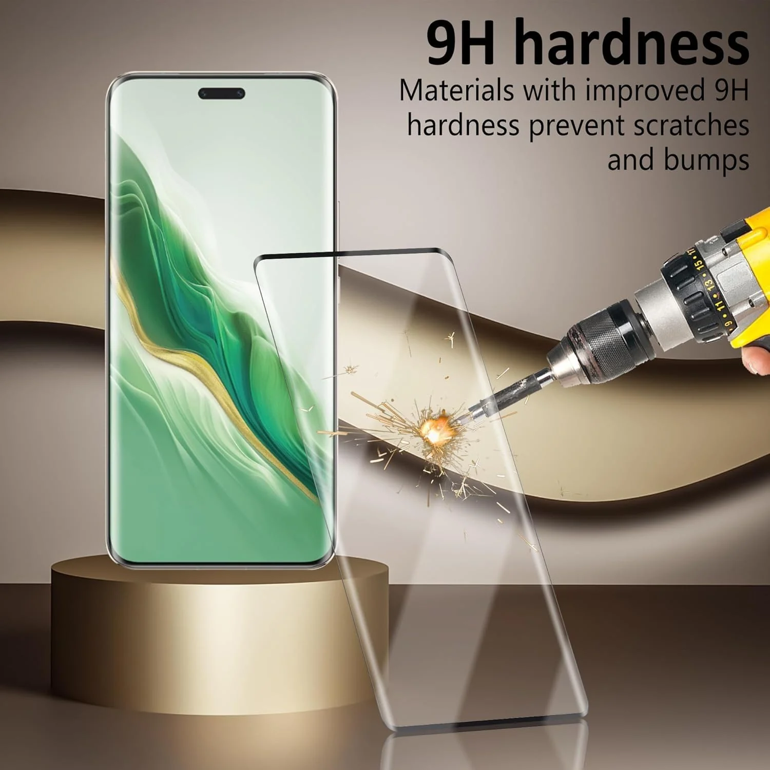 DL3 Mobilak Screen Protector for Honor Magic 6 Pro, Tempered Glass Screen Saver Premium HD Protective, Scratch Resistant, NO-Bubble, 9H Hardness, Full Coverage Film - Clear