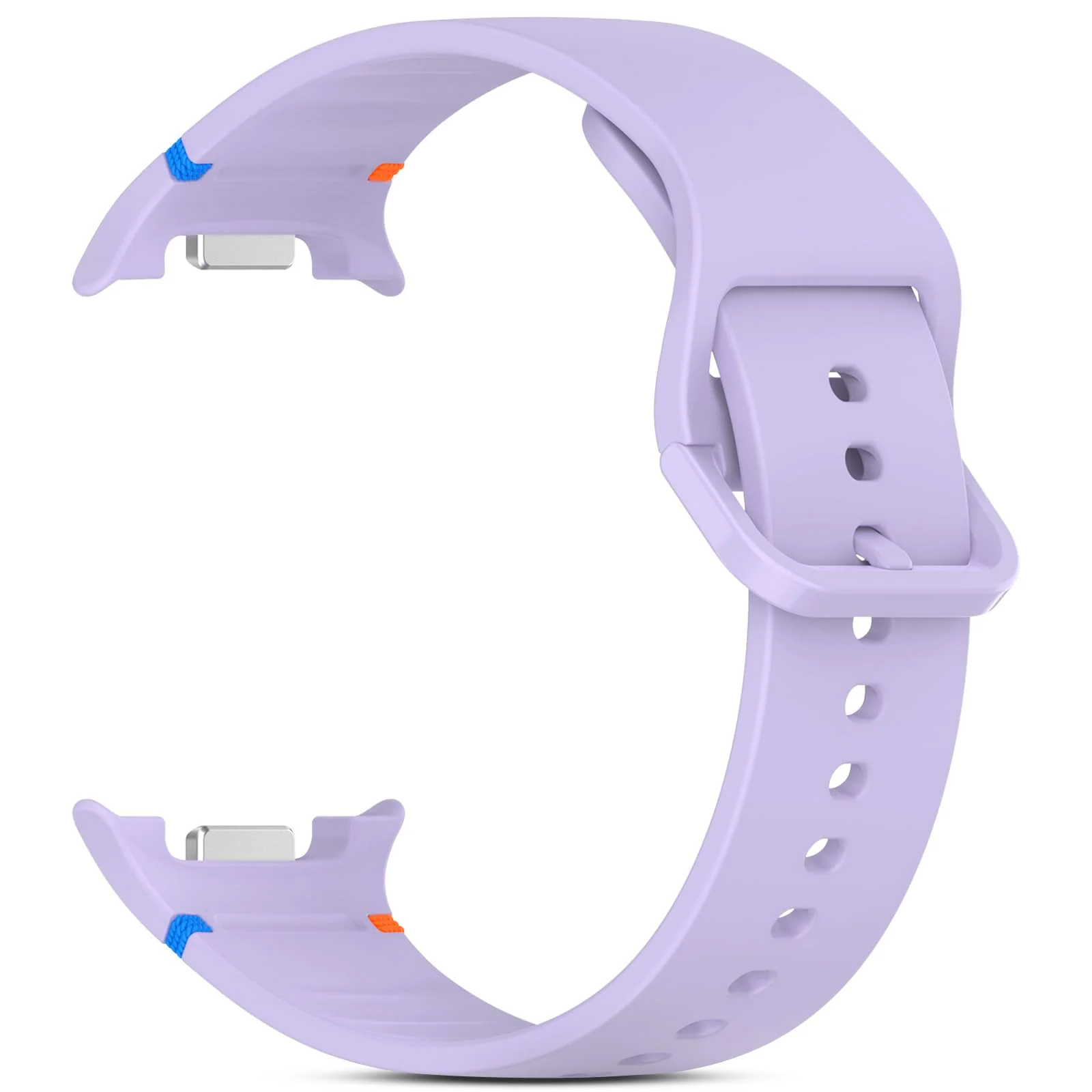 DL3 Mobilak Silicone Bands Compatible with Samsung Galaxy Watch 8 Band 40mm 44mm, Galaxy Watch 8 Classic Band 46mm, Waterproof Soft Wristband Sport Strap for Galaxy Watch 8 Bands 2025 Women Men - Purple