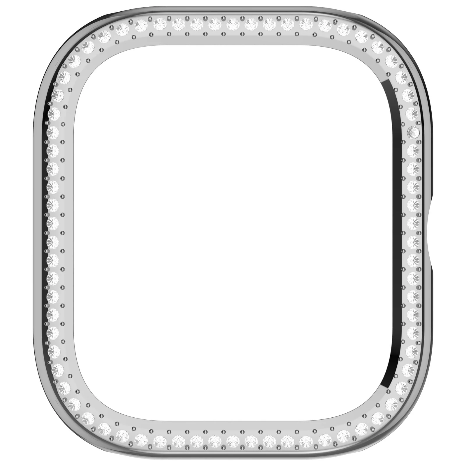 DL3 MOBILAK Bling Hard PC Watch Bumper Case for Xiaomi Redmi Watch 4 and Redmi Watch 5 - Silver