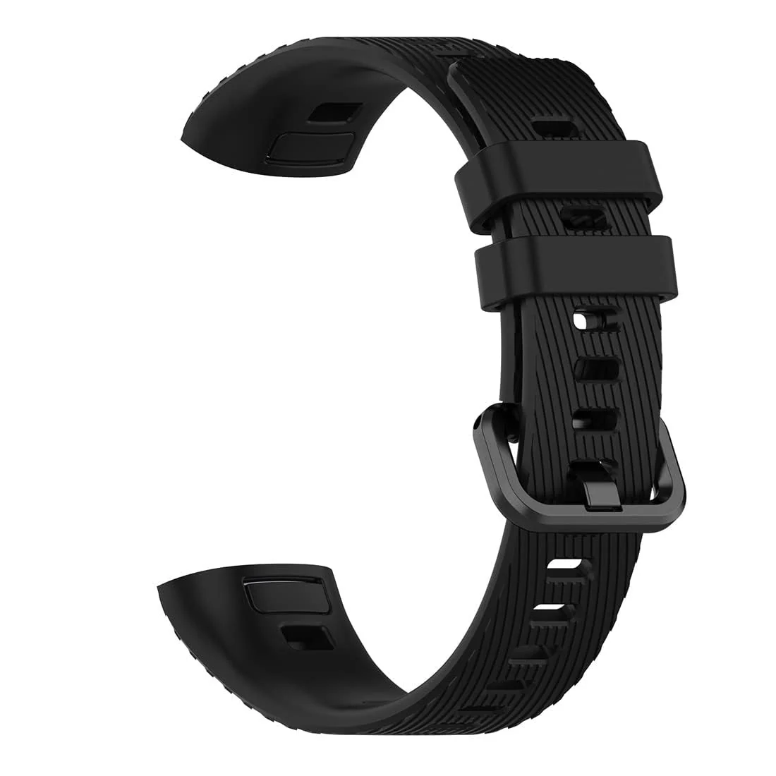 DL3 Mobilak Strap Compatible with Huawei Band 4 Pro/Huawei Band 3 Pro/Huawei Band 3, Soft Silicone Sports Bracelet for Huawei Band 4 Pro/Band 3 Pro/Band3 - Black