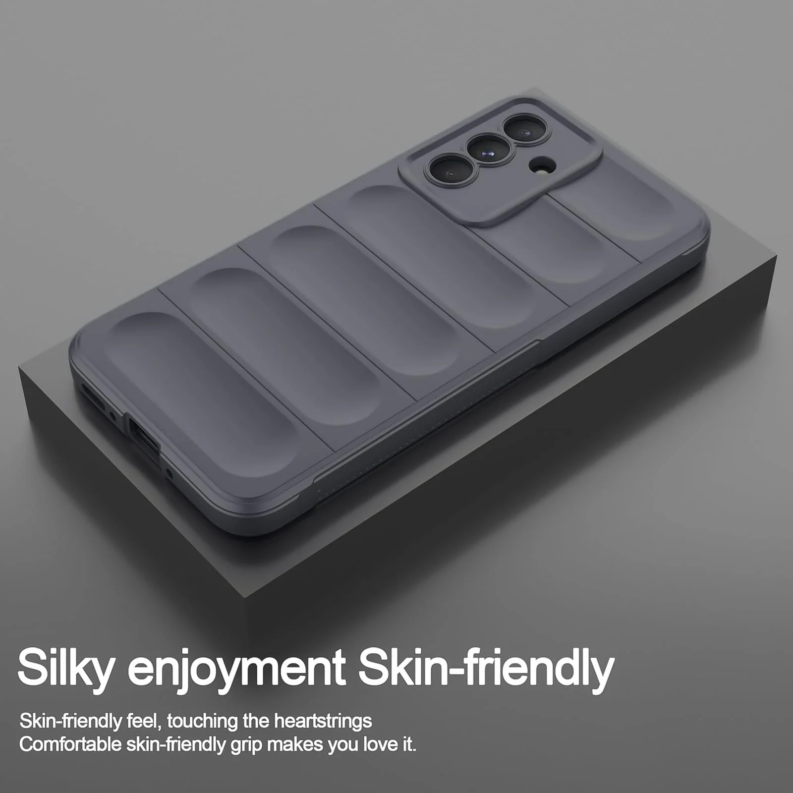 DL3 Mobilak Rugged Protective Case for Samsung Galaxy A26, Camera protection, Shock-absorbing protection, Non-slip grip - Dark Gray