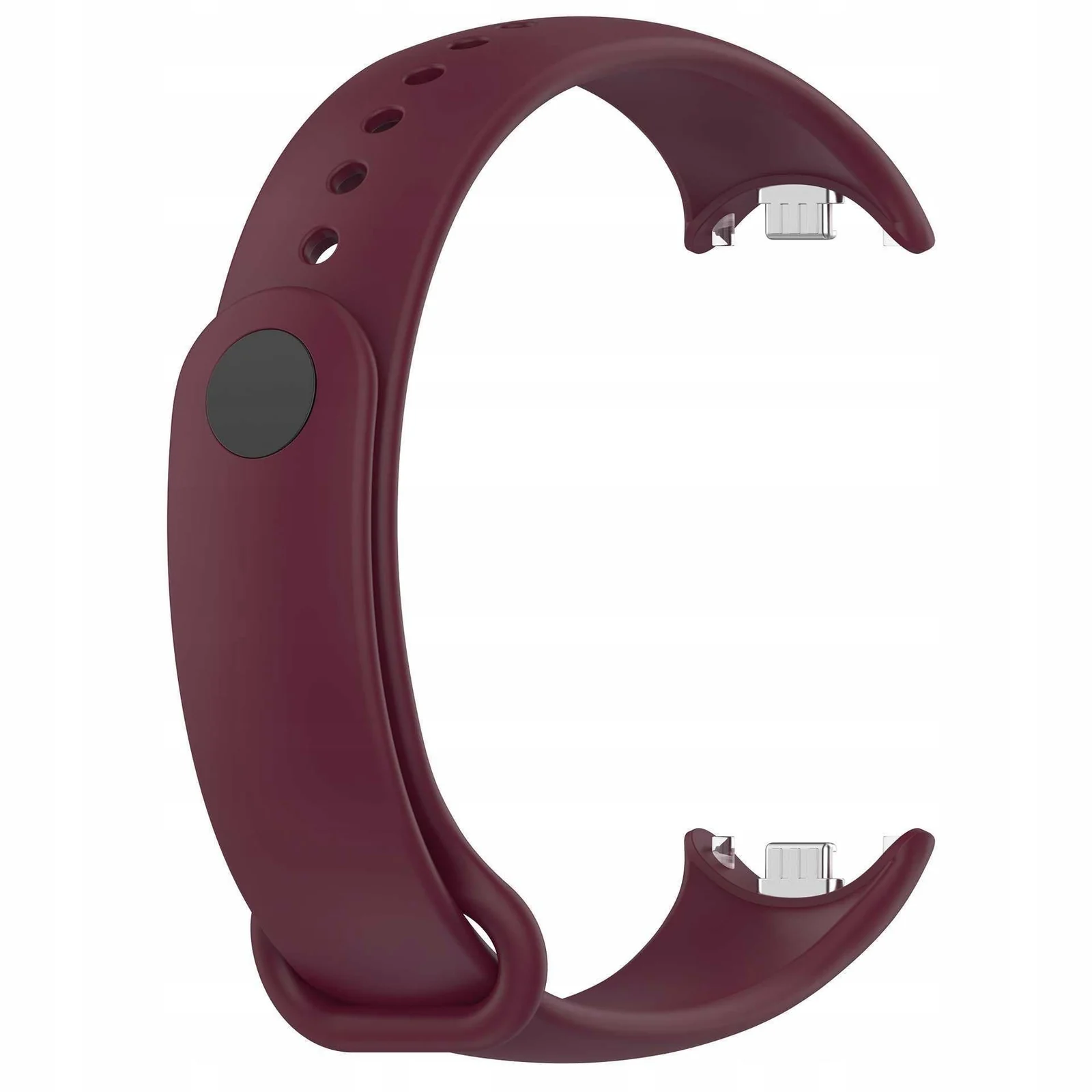 DL3 Mobilak Band Compatible with Xiaomi Mi Band 10/9/8 Replacement Strap, Silicone Skin-Friendly Wrist Strap Adjustable Sports Wristbands for Women Men Xiaomi Smart Band 8/9/10 - Wine Red