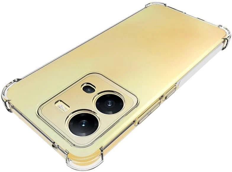 DL3 Mobilak Clear TPU Case for vivo V25e / vivo V25 5G, Camera protection, Shock-absorbing protection, Scratch-resistant surface - Clear