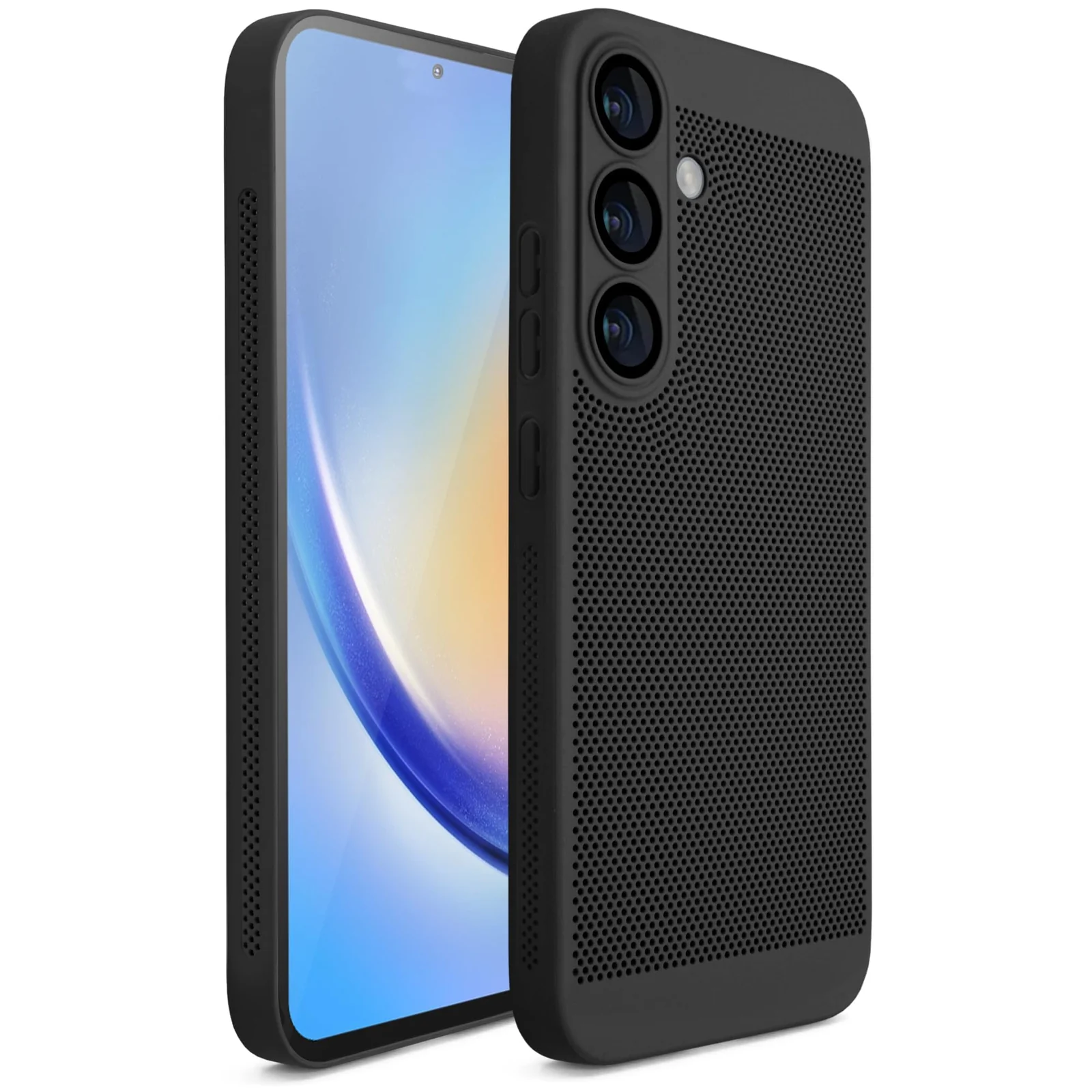 DL3 Mobilak PC Protective Case for Samsung Galaxy A16 5G / 4G with Camera Protection and Shockproof Design - Black