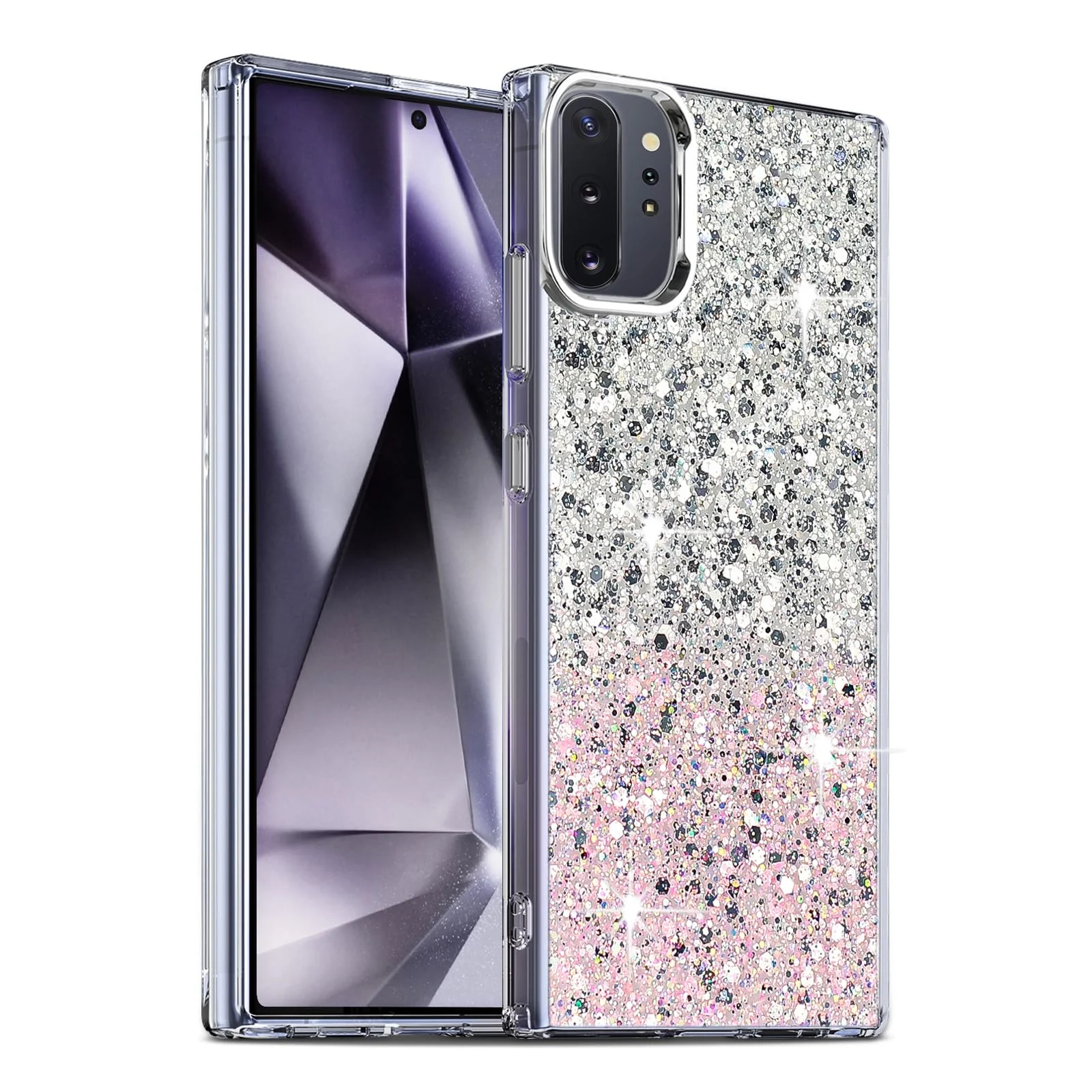 Samsung Galaxy Note 10+ Plus — DL3 Mobilak Glitter Protective Case for Samsung Galaxy Note 10 + Plus, Supports wireless charging, Camera protection, Shock-absorbing protection