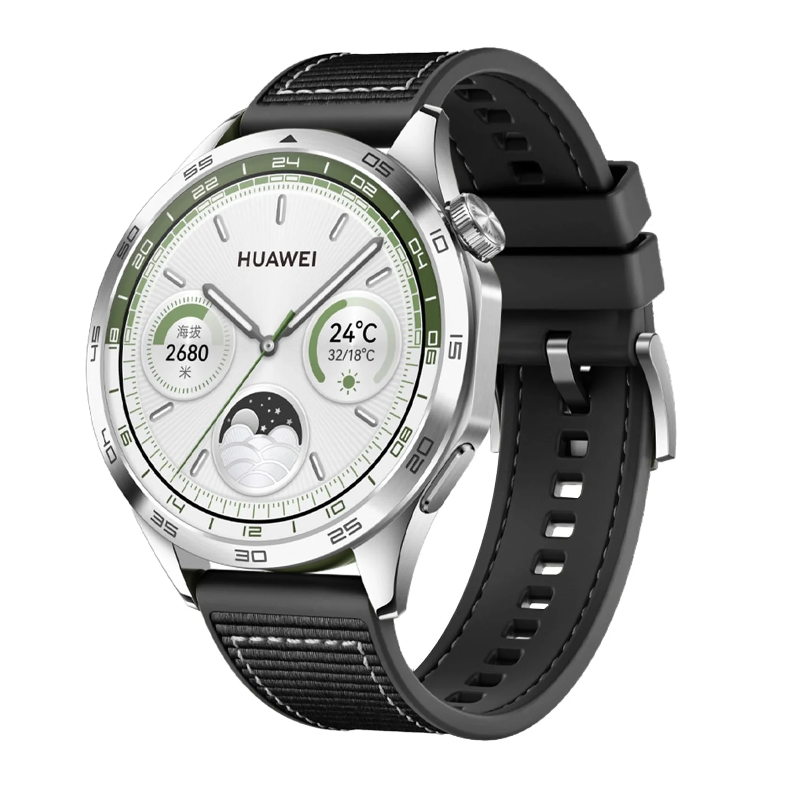 DL3 Mobilak 22mm Sport Band for Samsung Galaxy Watch 3 45mm/Watch 46mm/Gear S3/Huawei watch GT4 GT3 46MM/Huawei Watch 3/4/GT2E/GT2 Pro/GT GT2 46MM/Amaz fit GTR 4/3/3Pro/2/2e, Soft Silicone Nylon Wrist Strap - Black