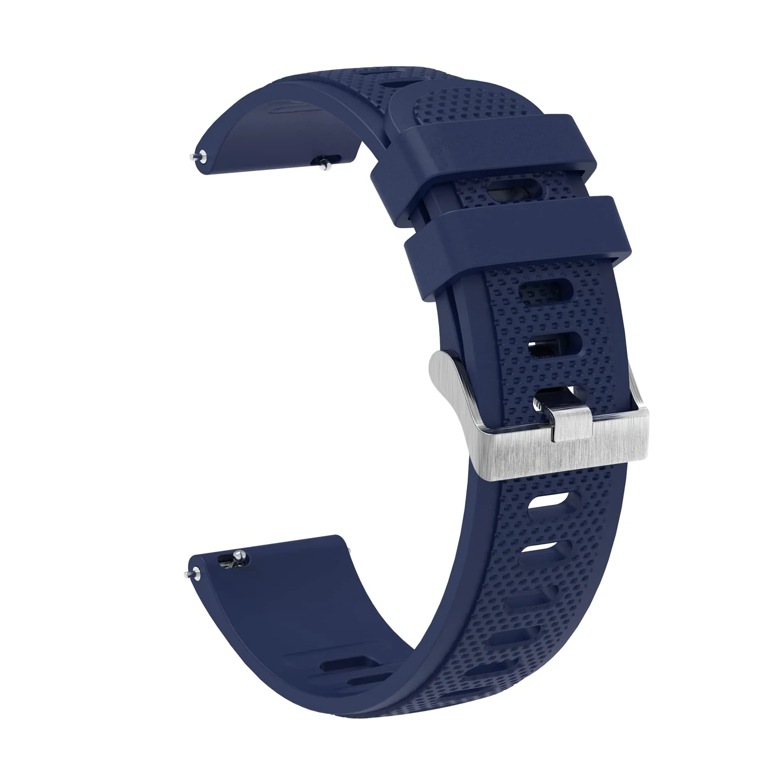 DL3 Mobilak Silicone Buckle Band 22MM Strap For Xiaomi Redmi Watch 5 Active/5 Lite/Samsung Galaxy Watch 3 45mm/Watch 46mm/Gear S3/For Huawei watch GT5 GT4 GT3 GT2 GT 46MM/GT2E/GT2 Pro/GT 3 Pro/GT5 Pro - A.Blue