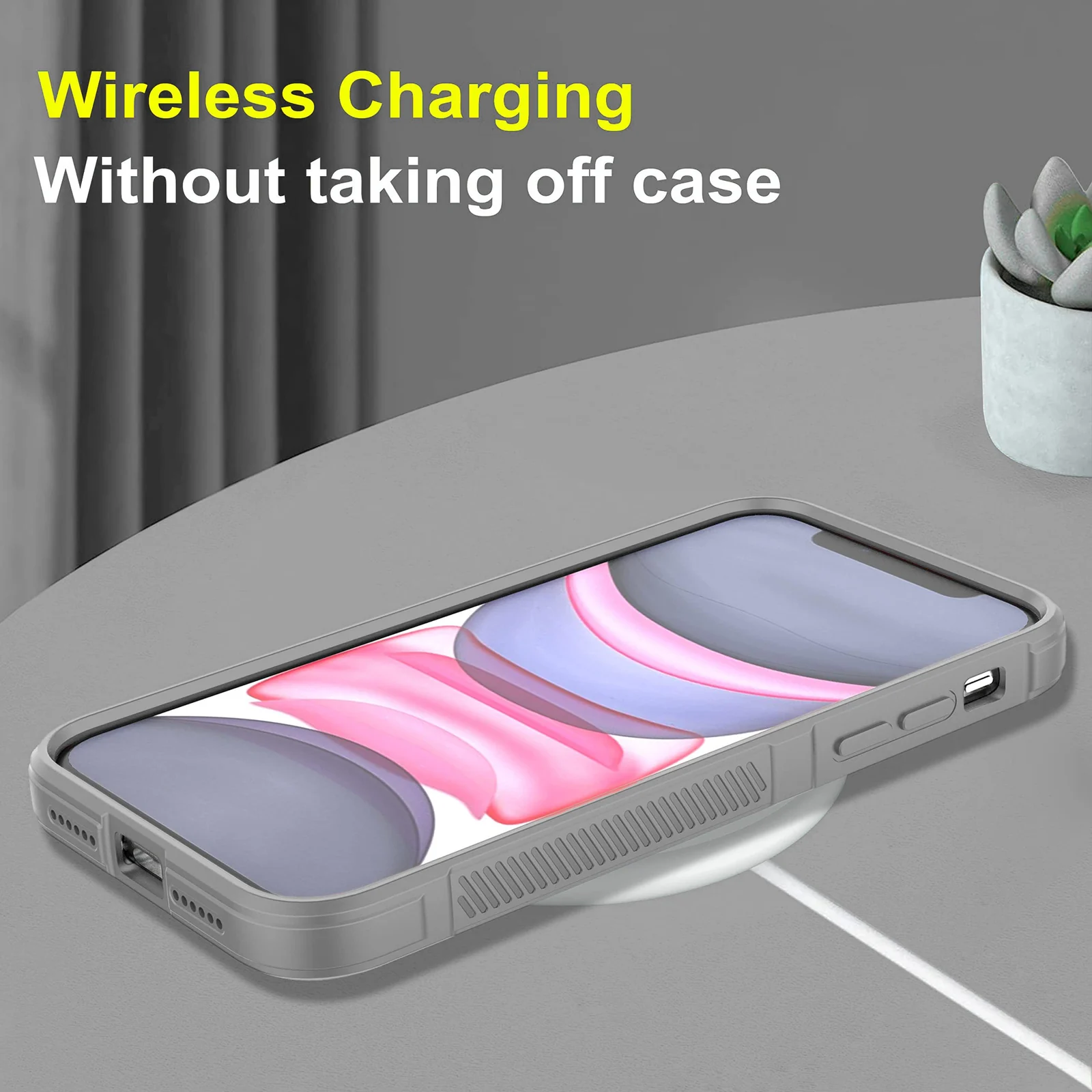 DL3 Mobilak Rugged Protective Case for OPPO Reno 11F / Reno11 F 5G, Camera protection, Shock-absorbing protection, Non-slip grip - Gray