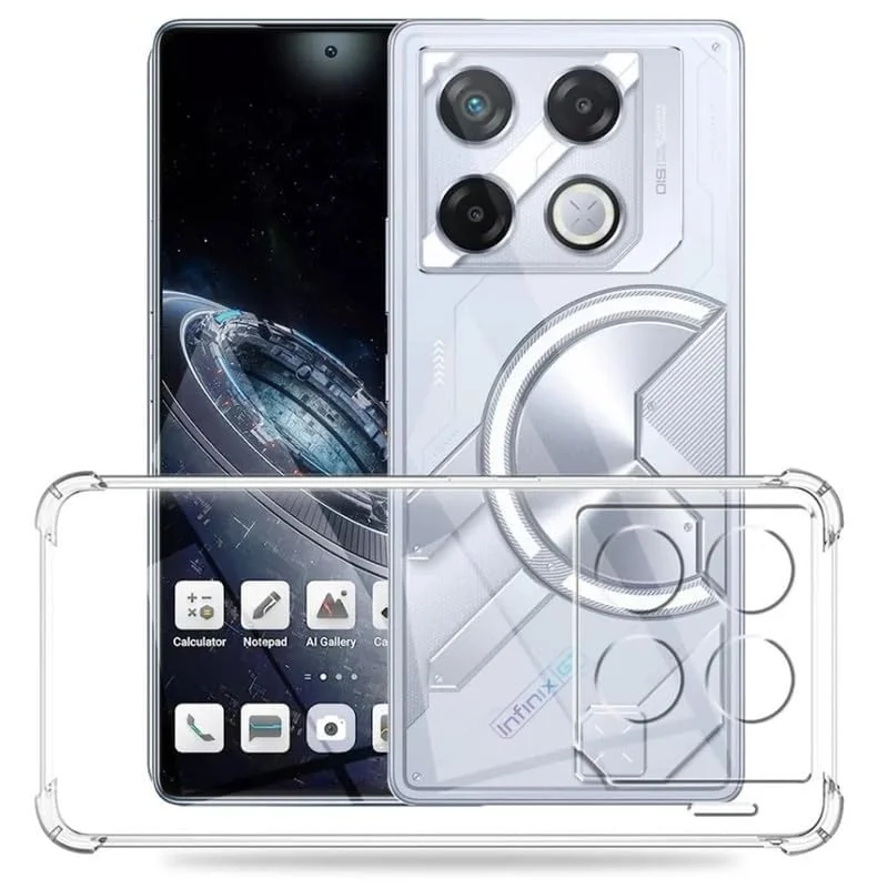 DL3 Mobilak Clear TPU Case for Infinix GT 10 Pro, Camera protection, Shock-absorbing protection, Scratch-resistant surface - Clear
